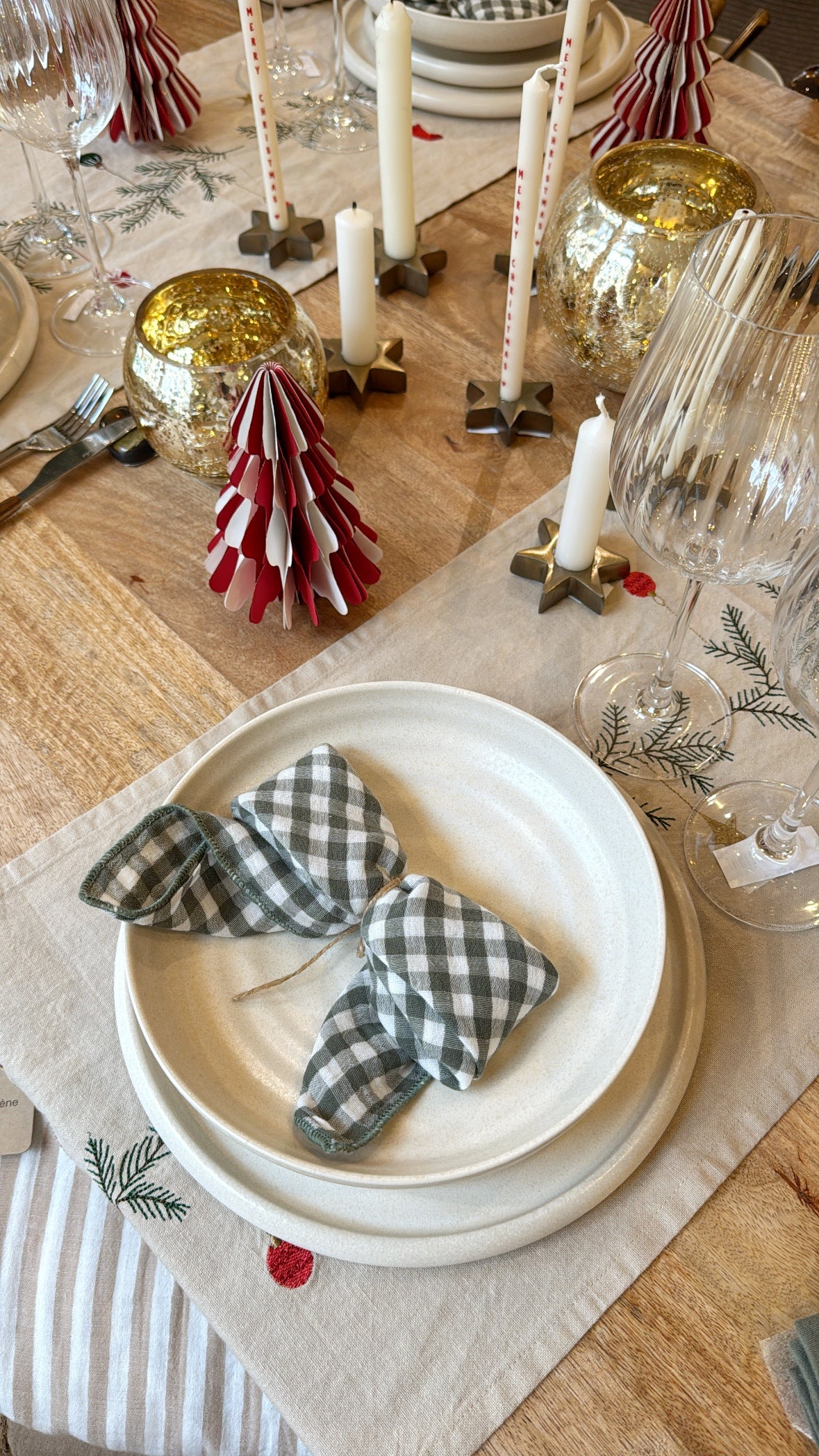 Serviette de table, par lot de 3 - VICHY