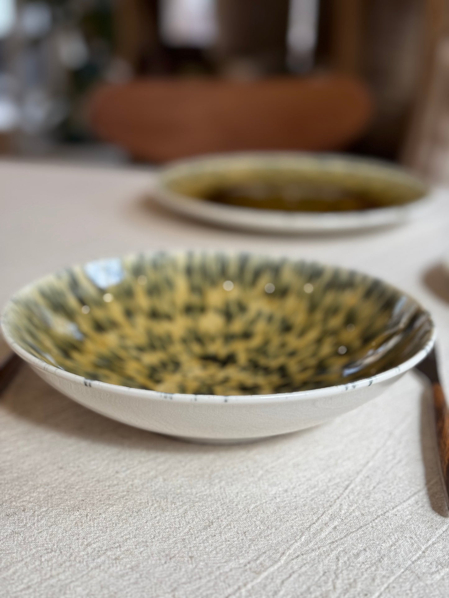 Assiette creuse porcelaine, RESTO vendue par 2