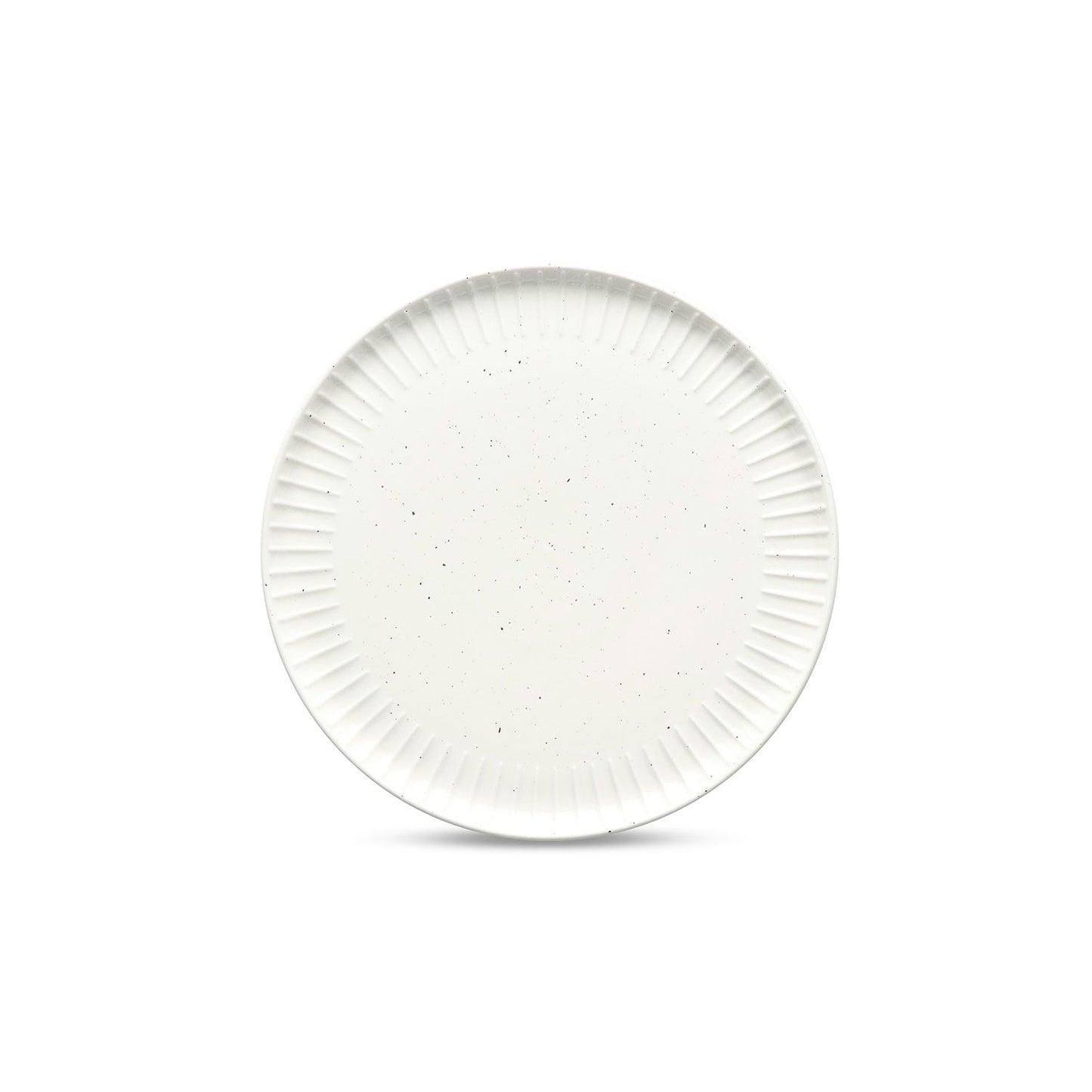 Assiette à dessert blanche, par 4 IMA