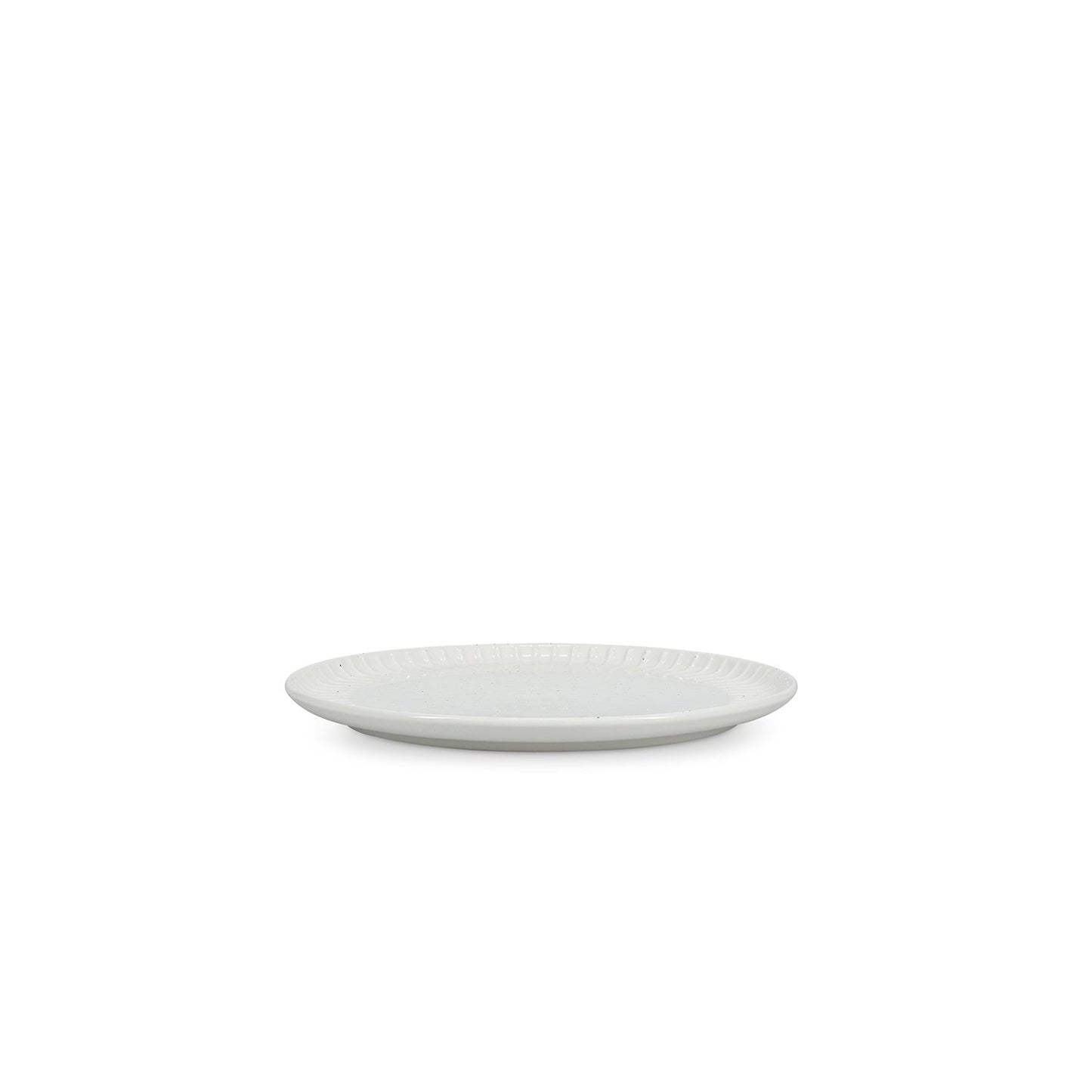 Assiette à dessert blanche, par 4 IMA