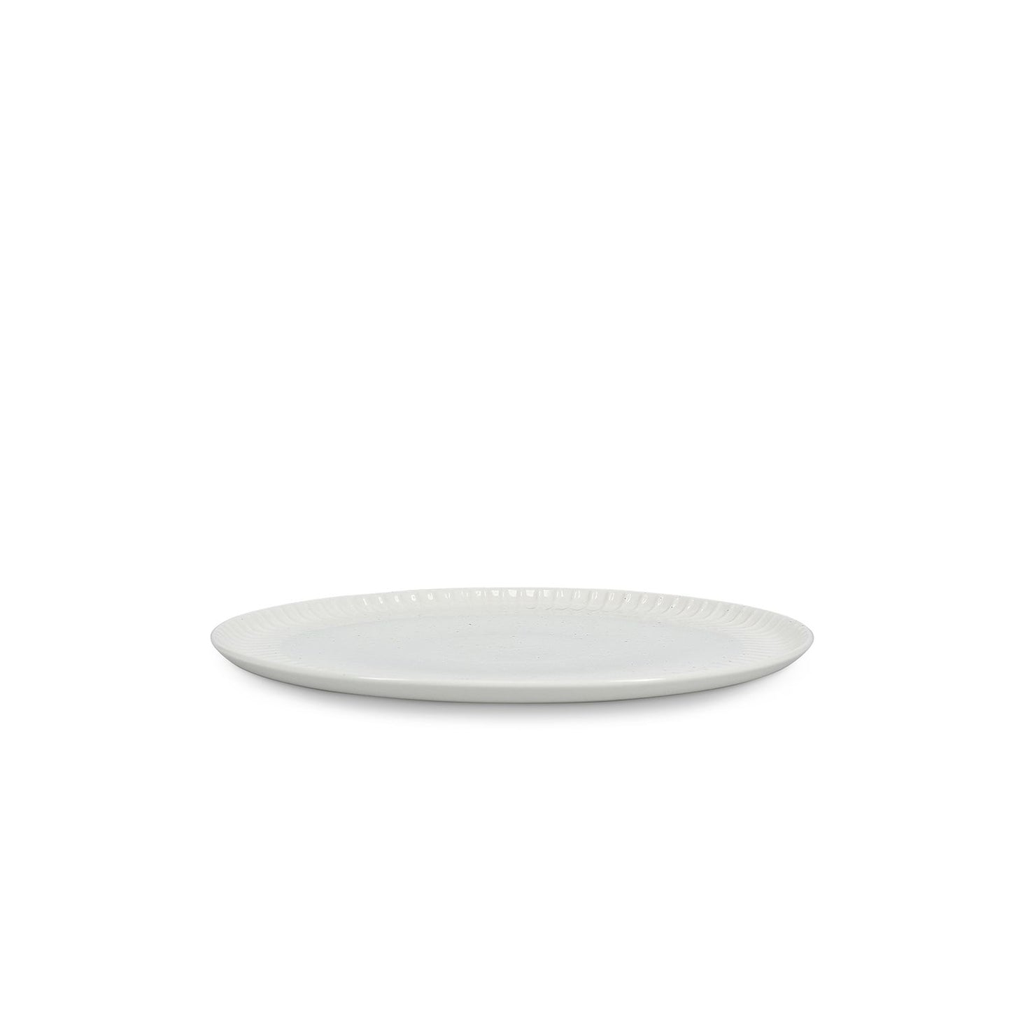 Assiette à dîner blanche, par 4 IMA
