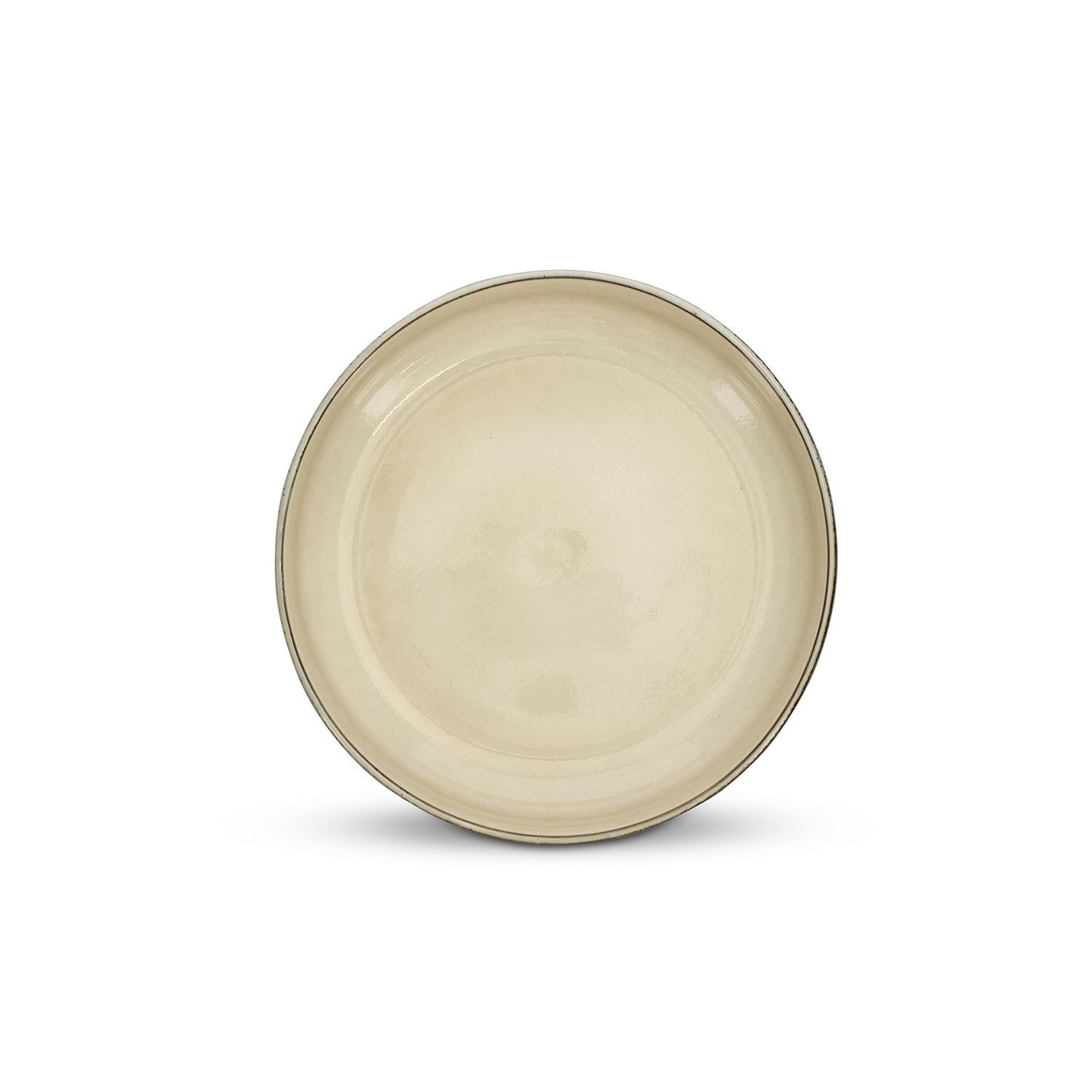 Assiette creuse beige, par 4 EDITH