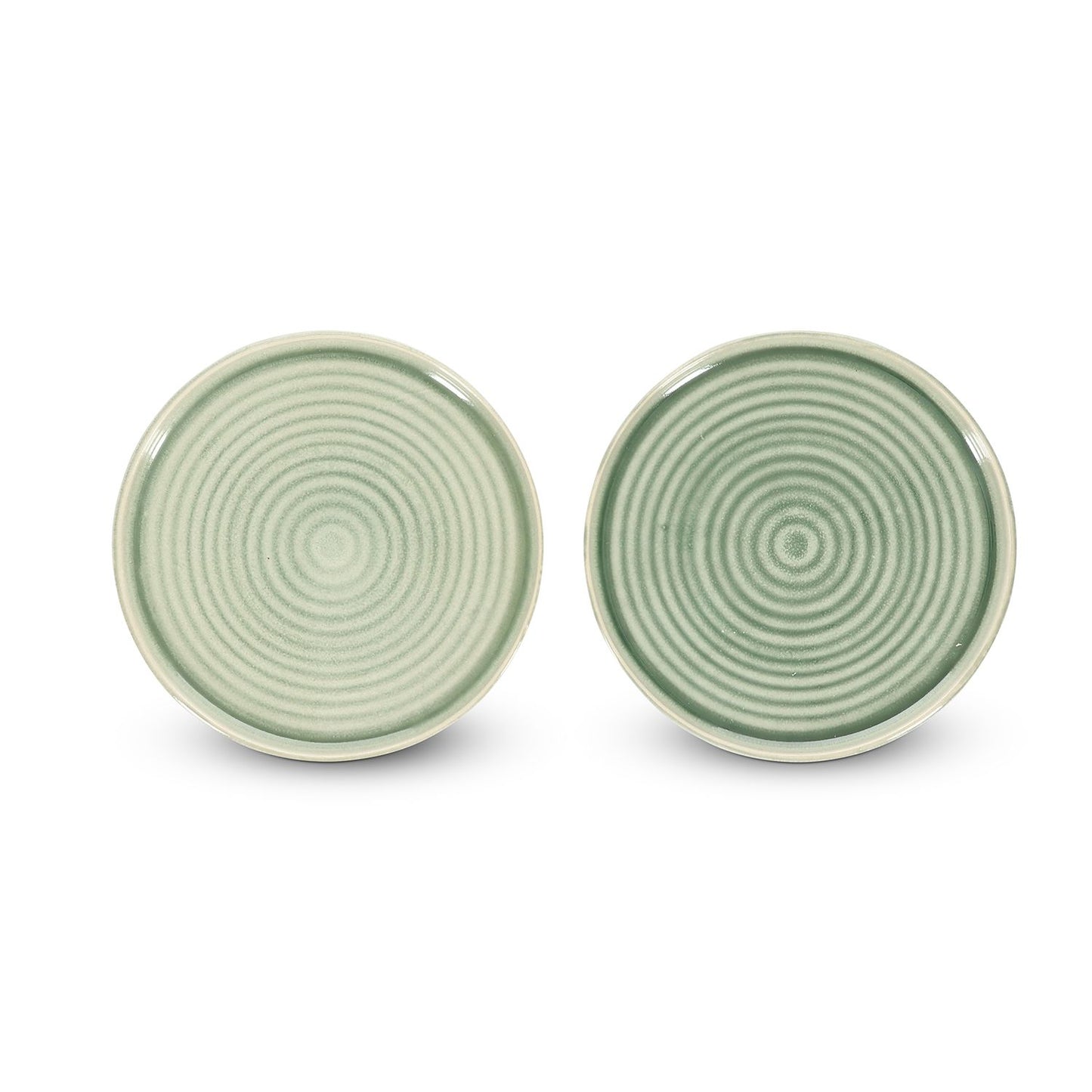 Assiette à dessert verte, par 4 CAMEO
