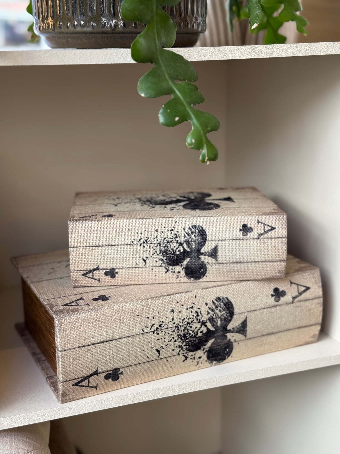 Boîte de rangement livre BROOKE petit modèle