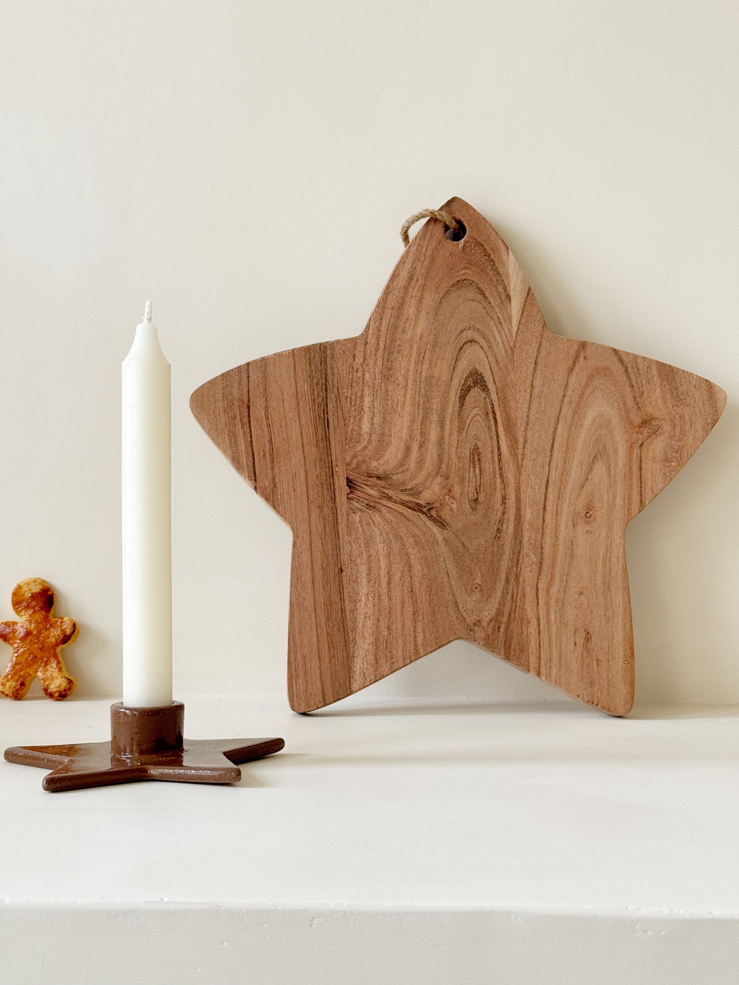 Bougeoir marron - STELLA