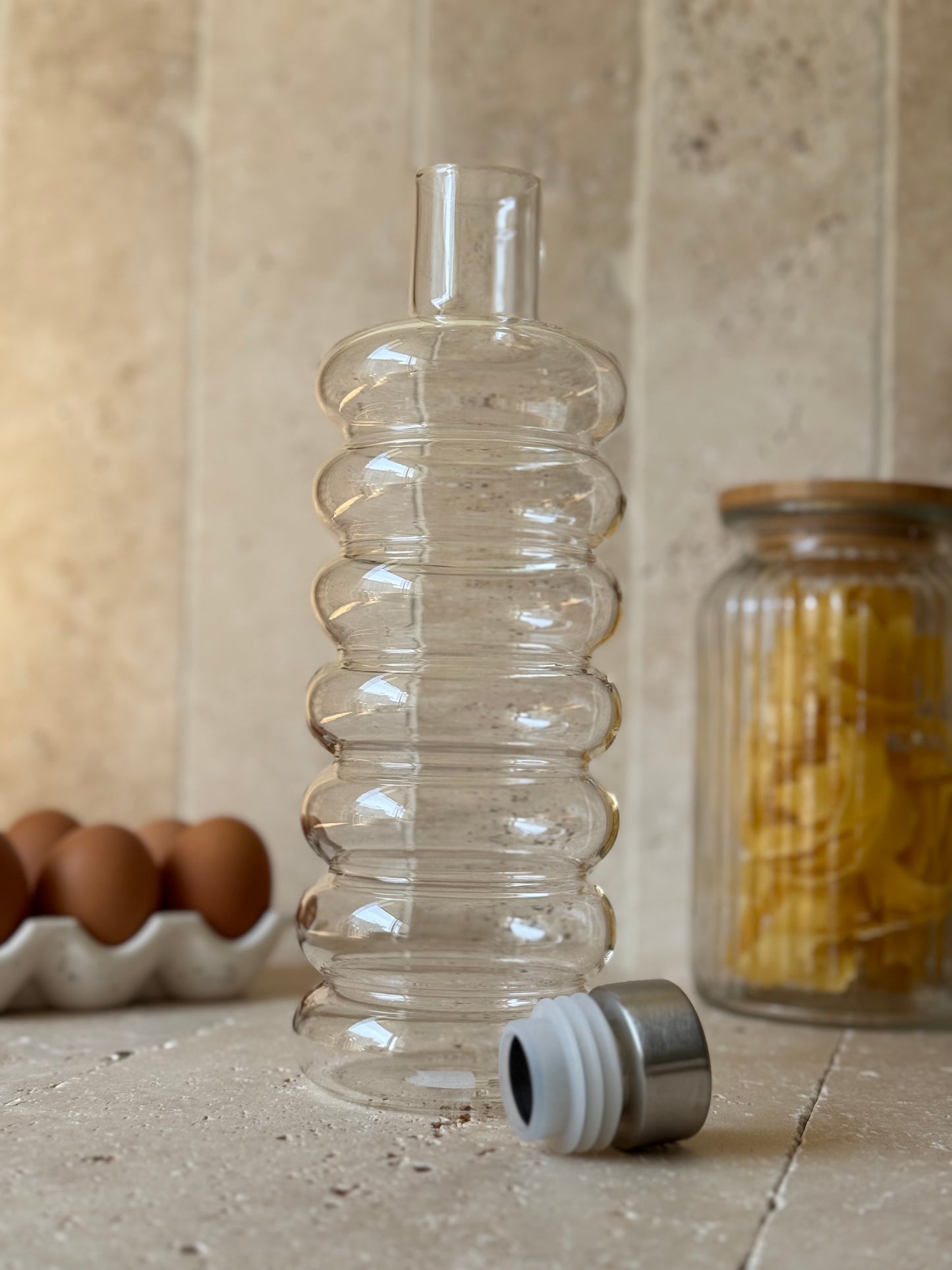 Bouteille en verre 1L, SPIRALE