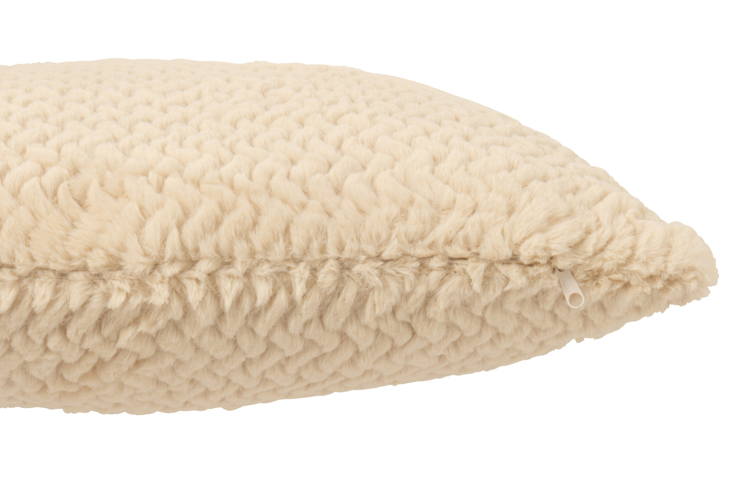 Coussin beige clair 45x45 cm, FLUFFY