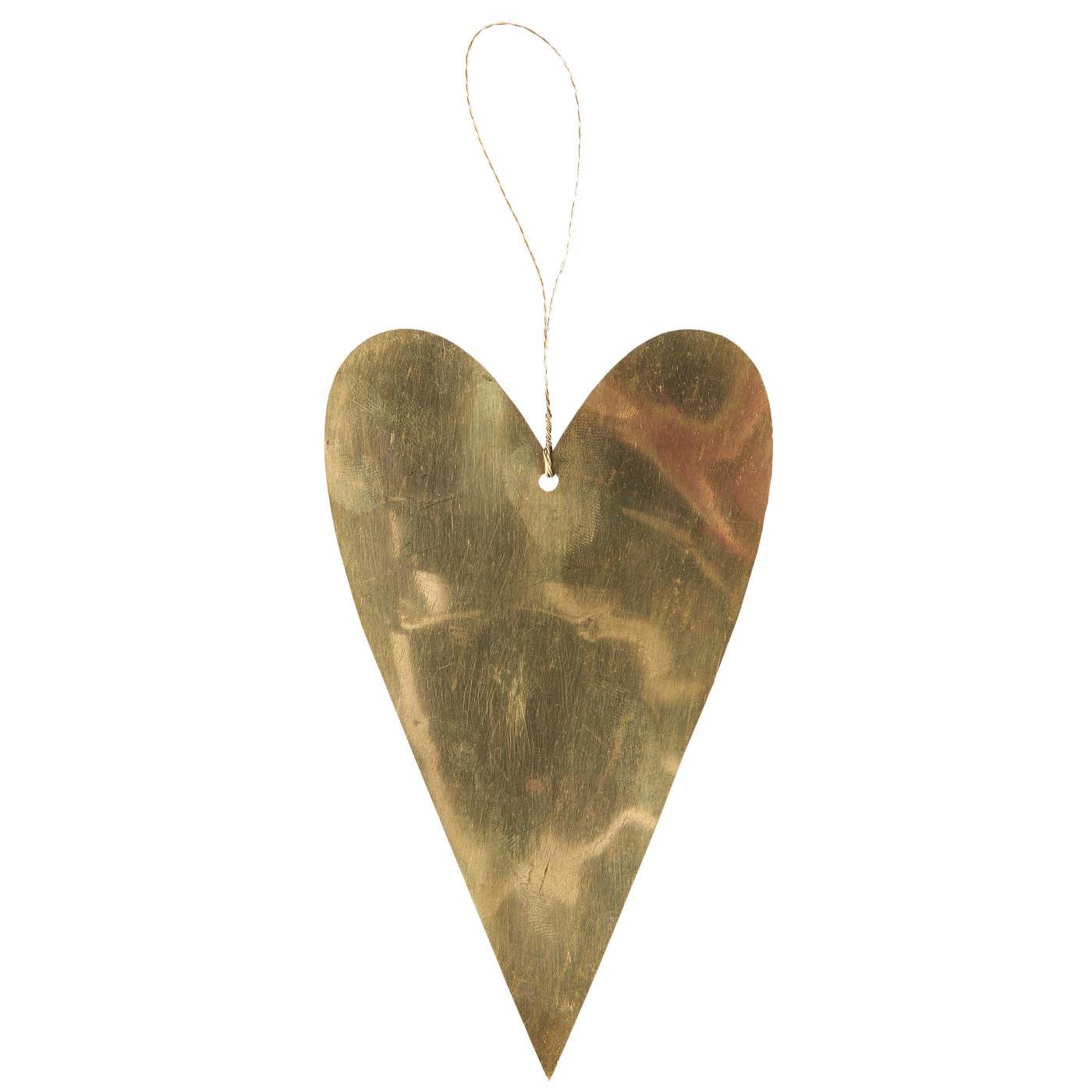 Coeur en laiton
