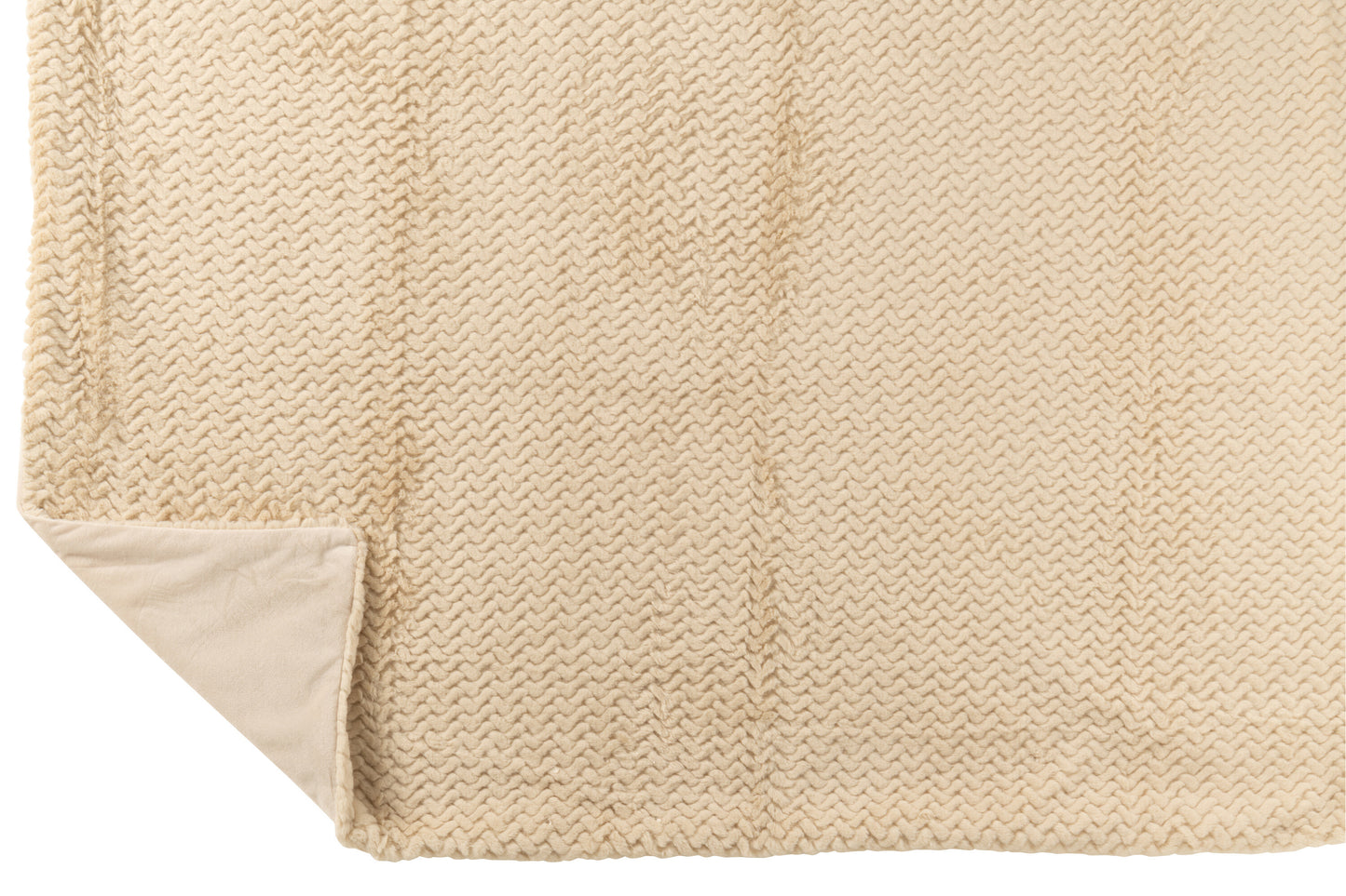 Plaid beige clair, FLUFFY
