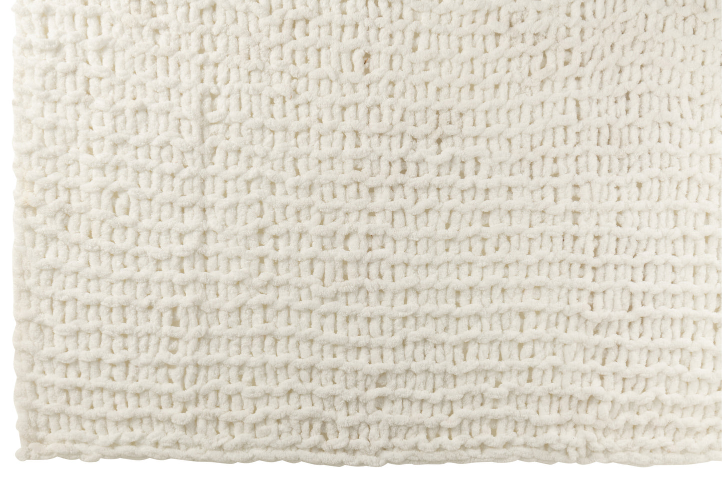 Plaid blanc - TRICOT