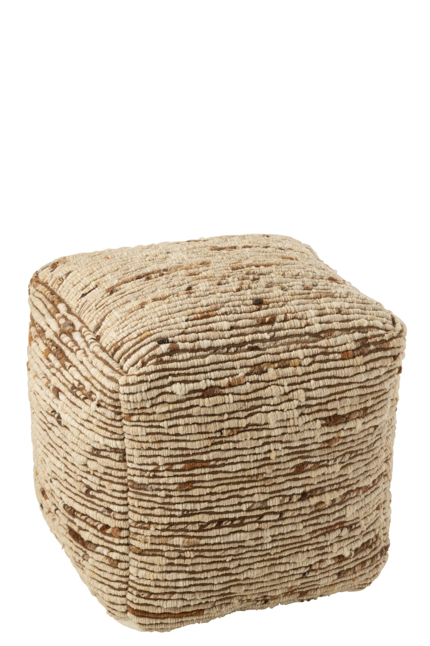 Pouf en laine