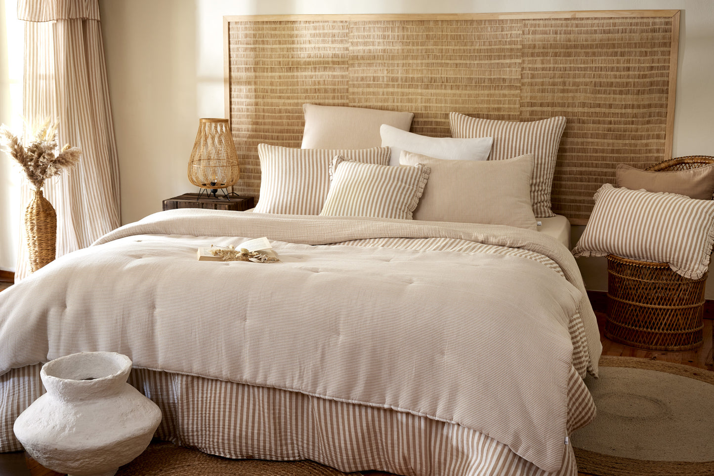Housse de couette rayée - ROMIE