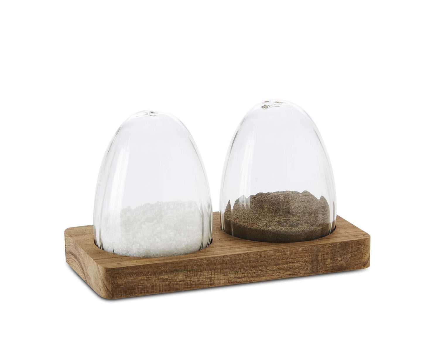 Salière / poivrière , verre OVAL