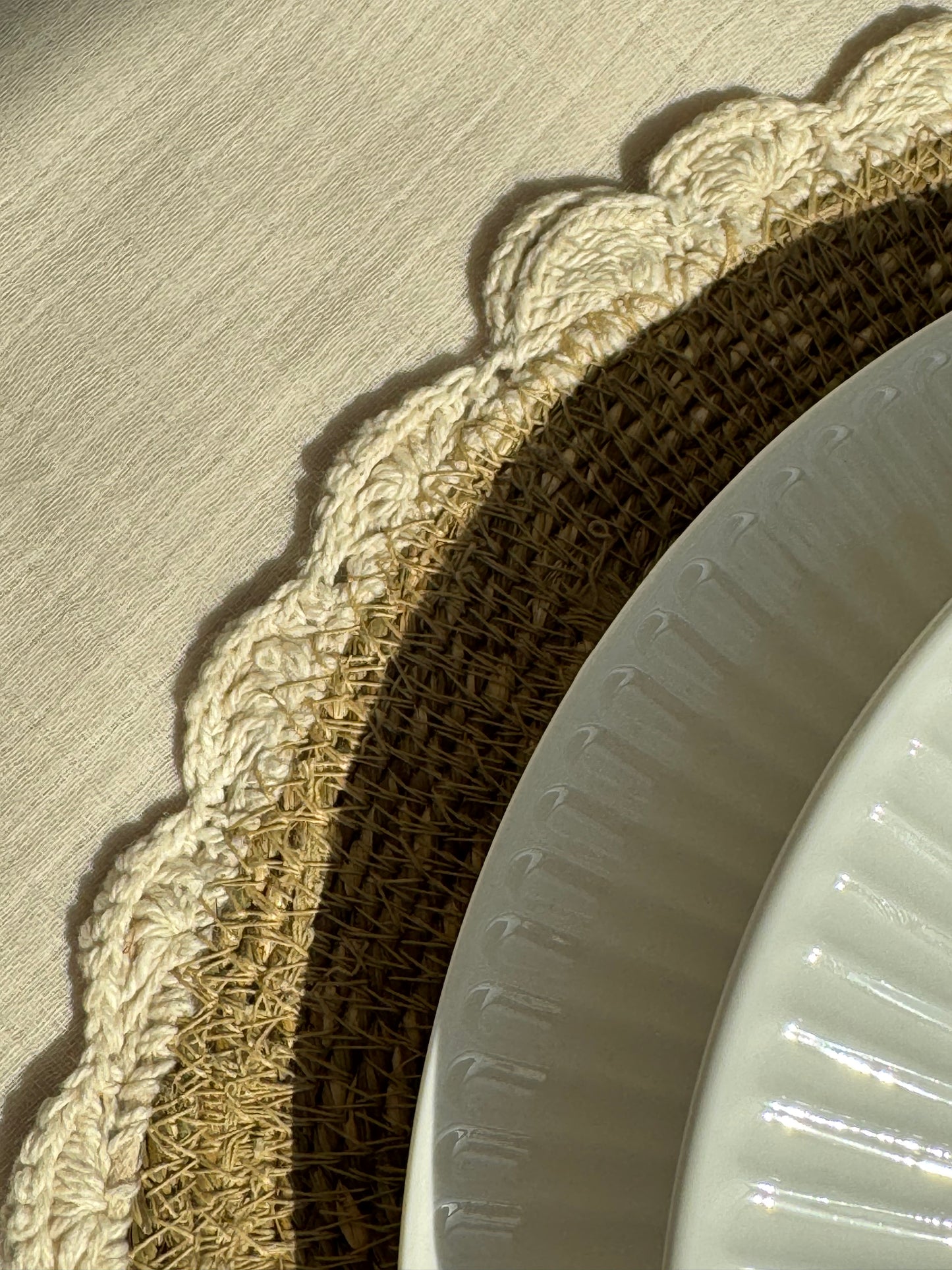 Set de table rond, ALGA
