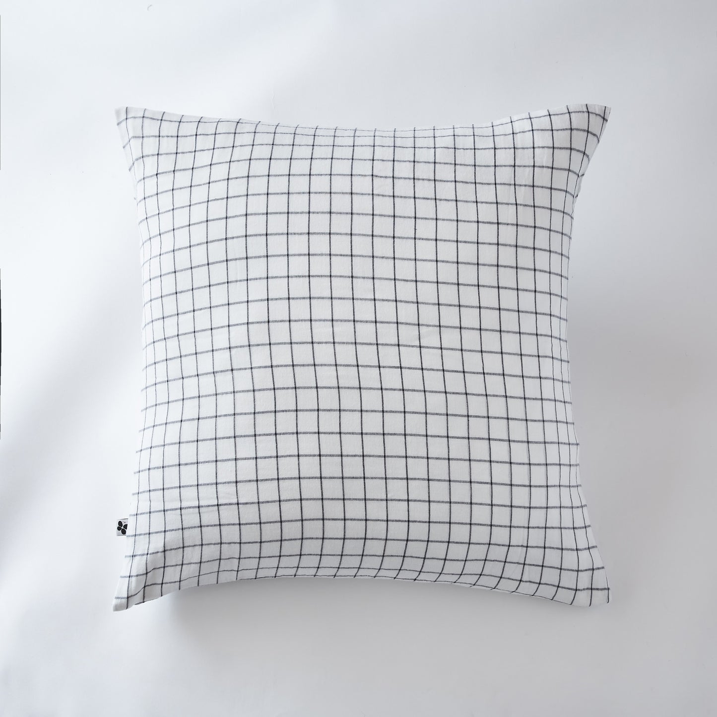 Taie d'oreiller blanc mix, GAZE DE COTON