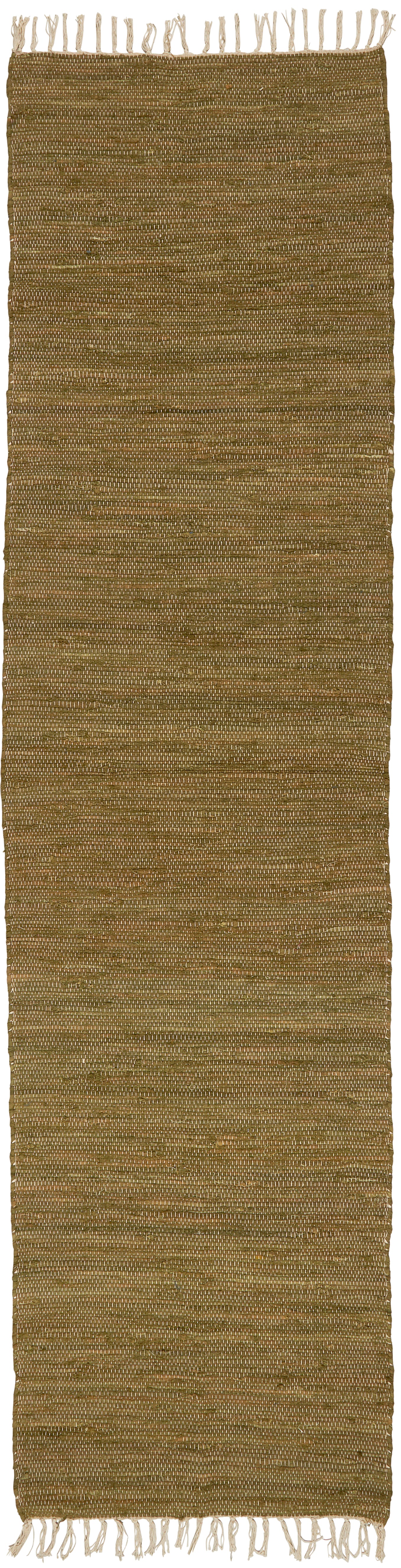 Tapis runner en coton, VERT