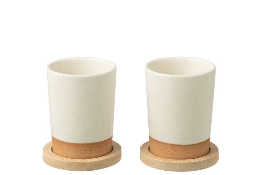 Tasse en céramique, TERRA lot de 2