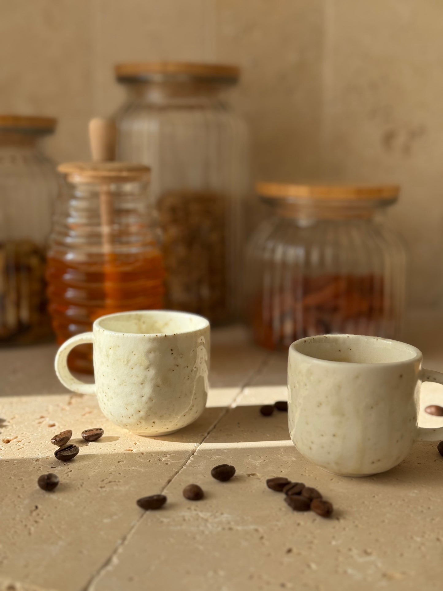 Tasse à moka, BEACH par lot de 2