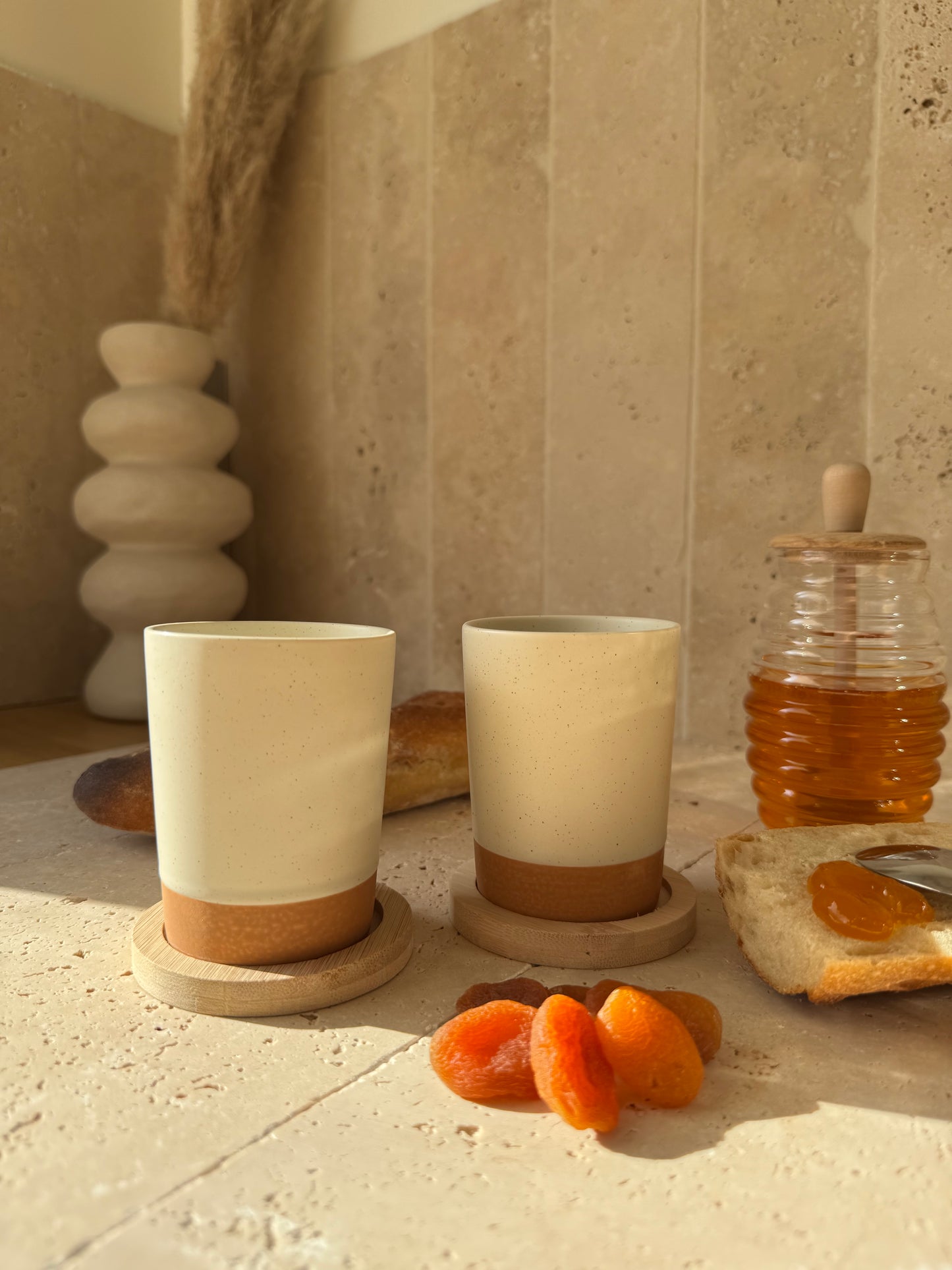 Tasse en céramique, TERRA lot de 2