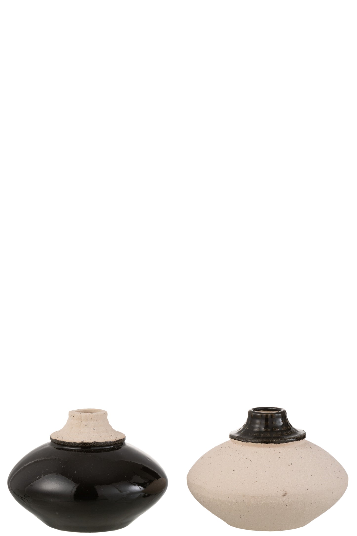 Vase beige et noir - RITAMI