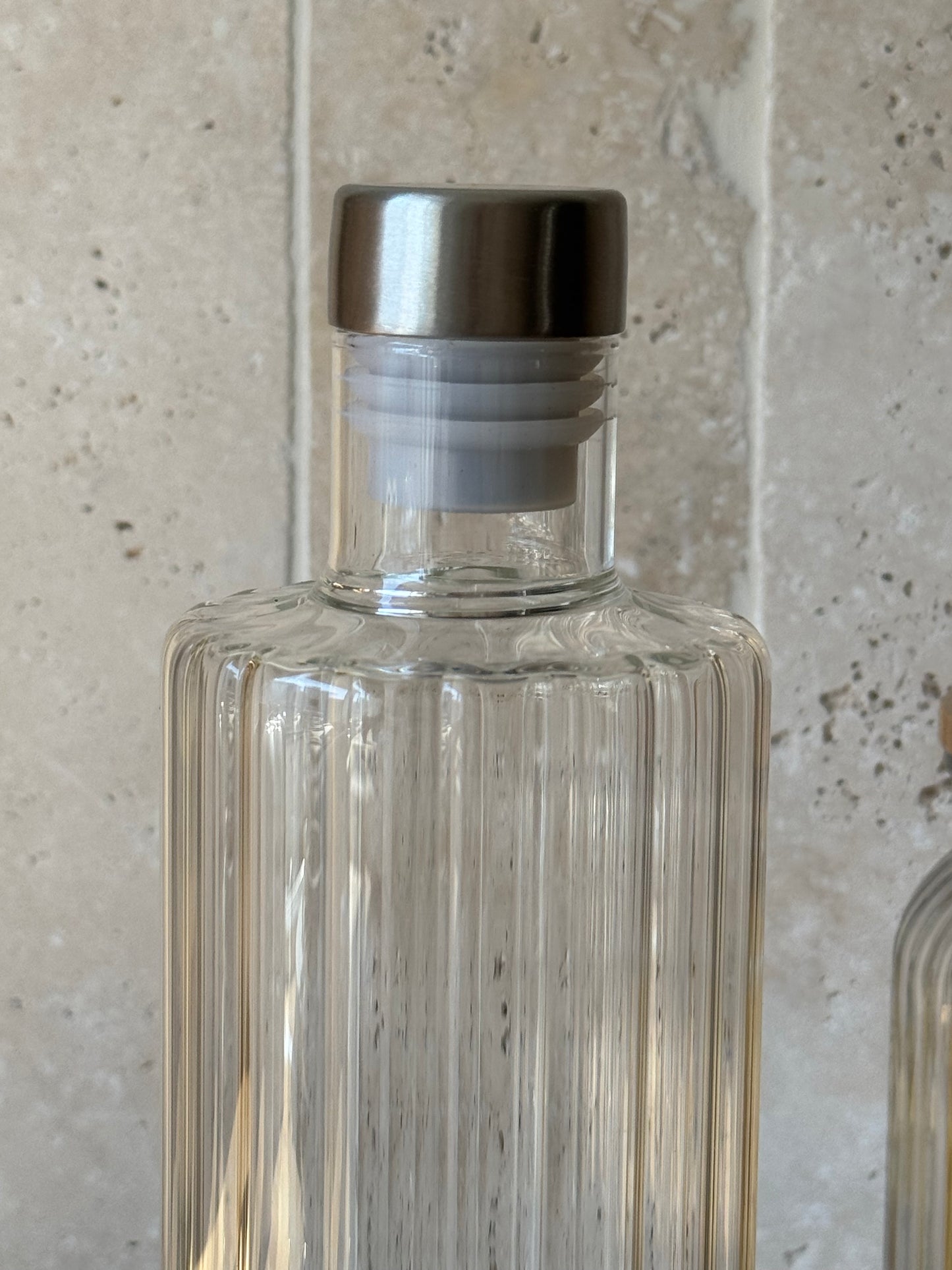 Bouteille en verre 1L, RAYURES