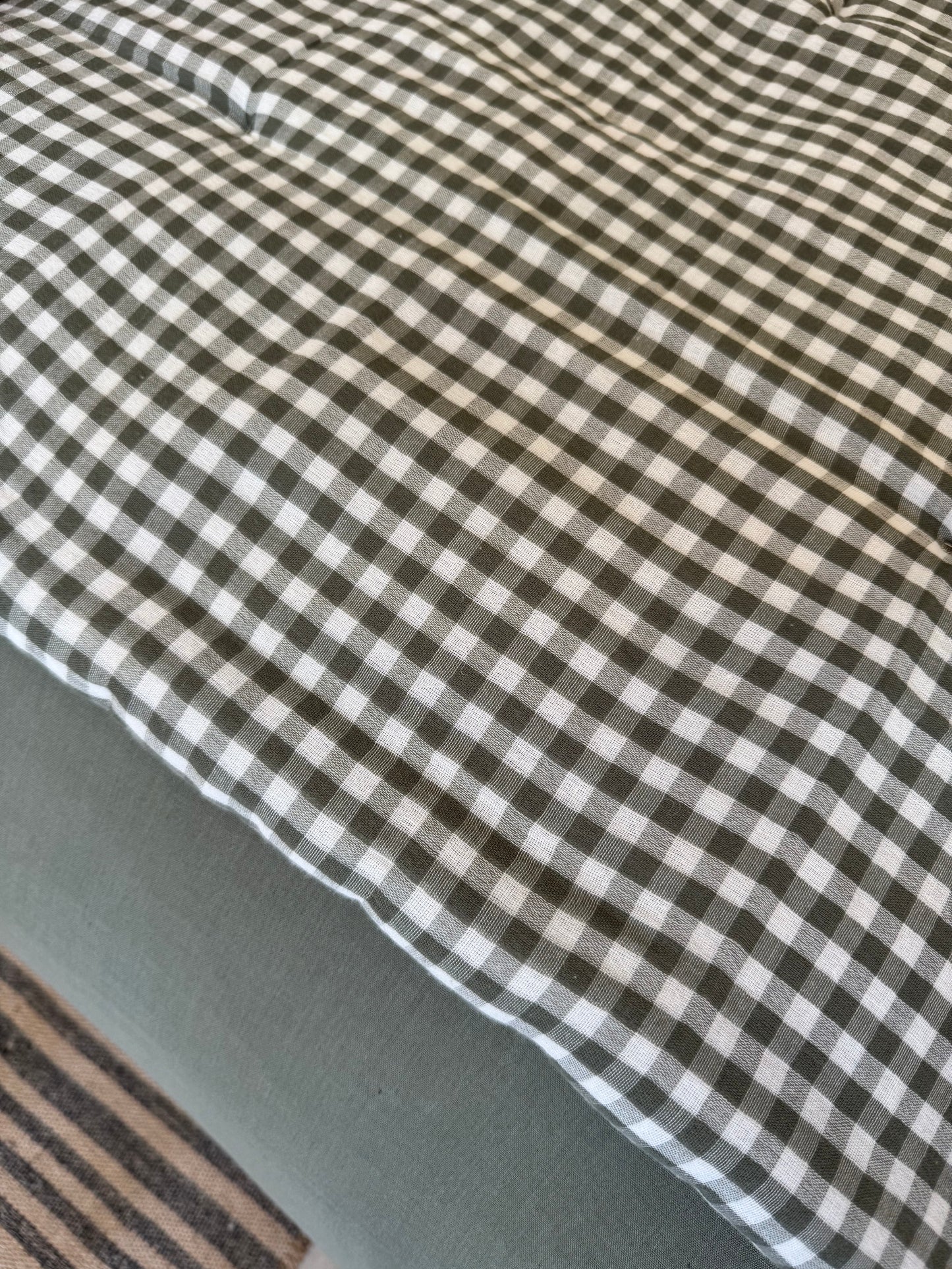 Bout de lit 90x200 cm, VICHY KAKI
