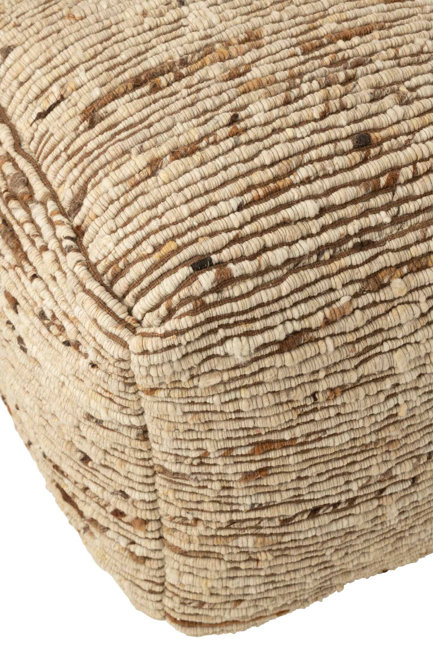 Pouf en laine