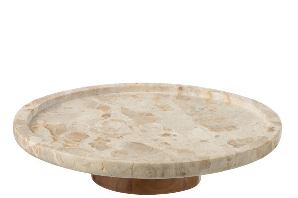 Plat rond - MARBRE