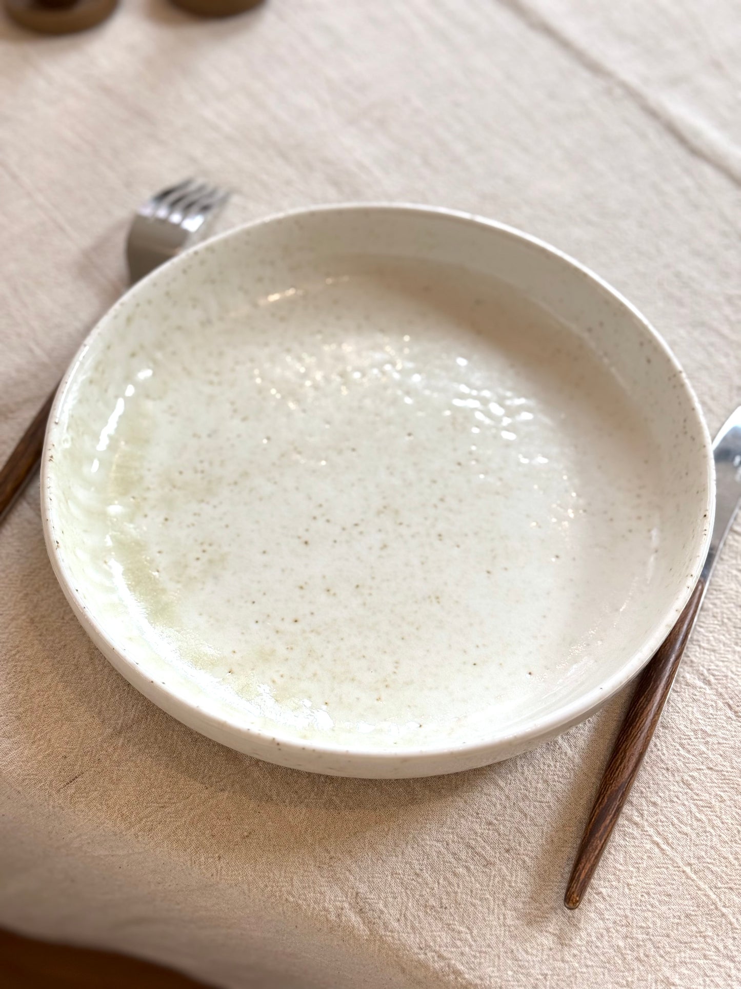Assiette creuse porcelaine, BEACH vendue par 2