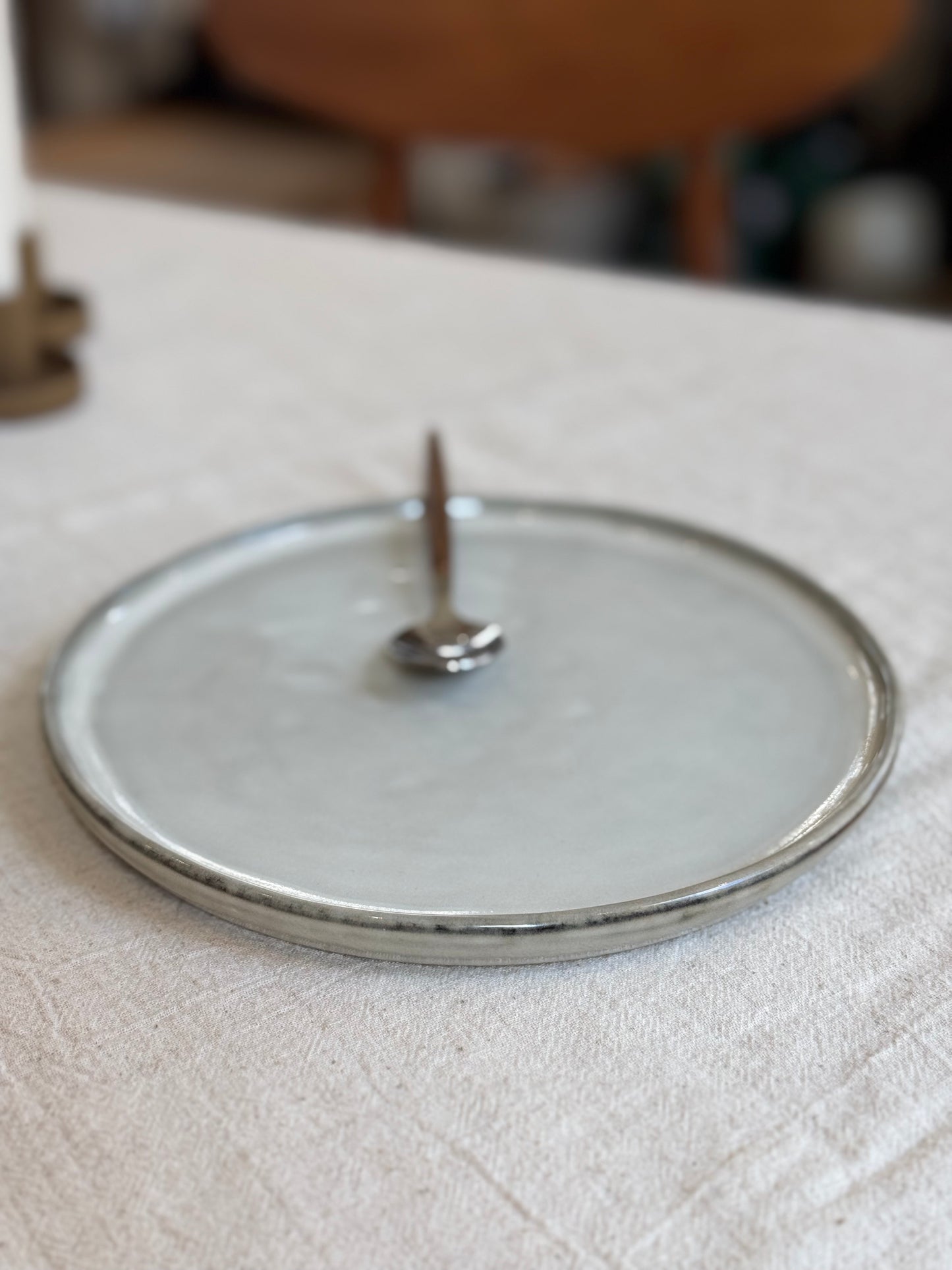 Assiette à dessert grès, ARTI vendue par 4