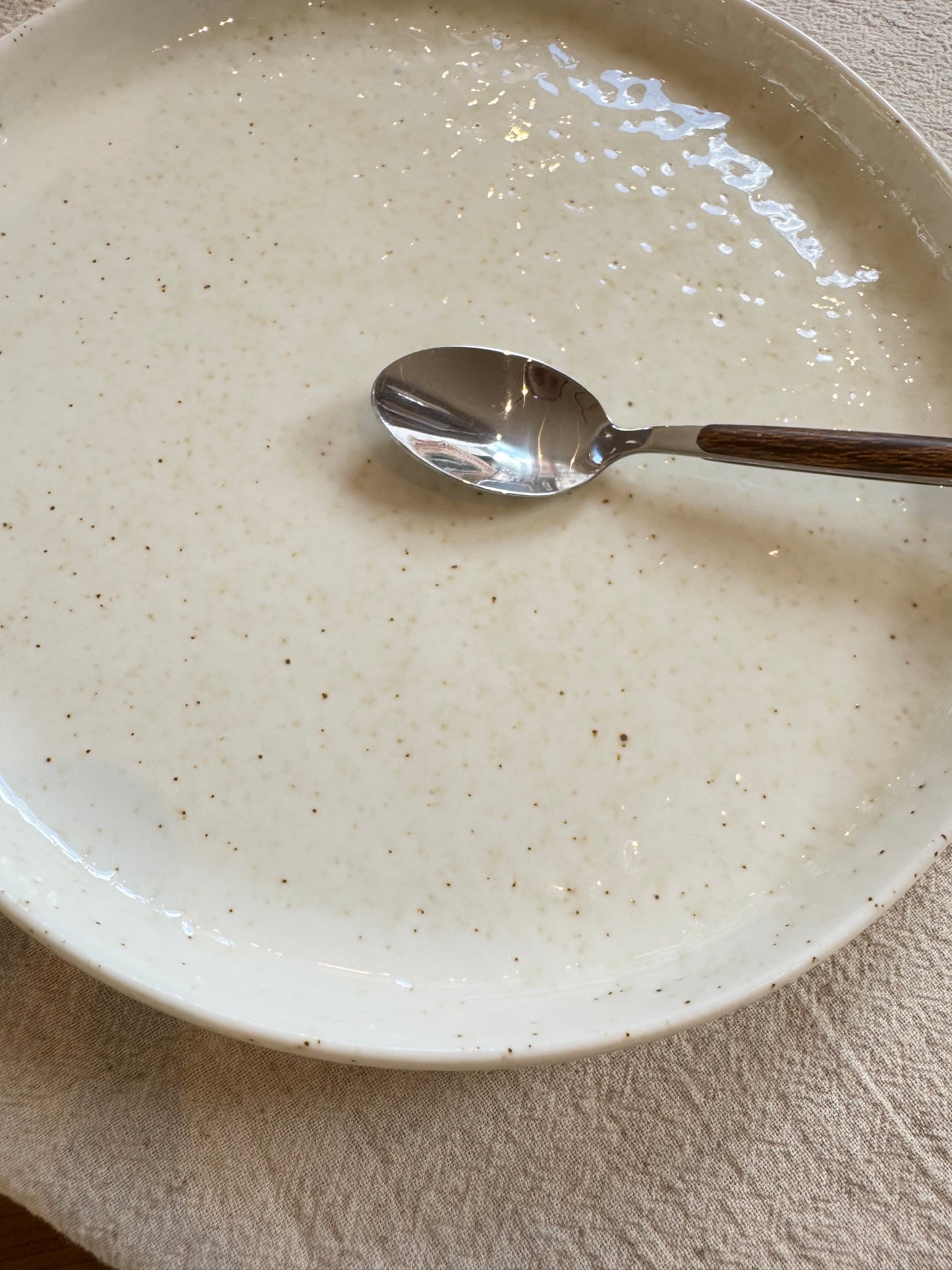 Assiette à dessert porcelaine, BEACH vendue par 2