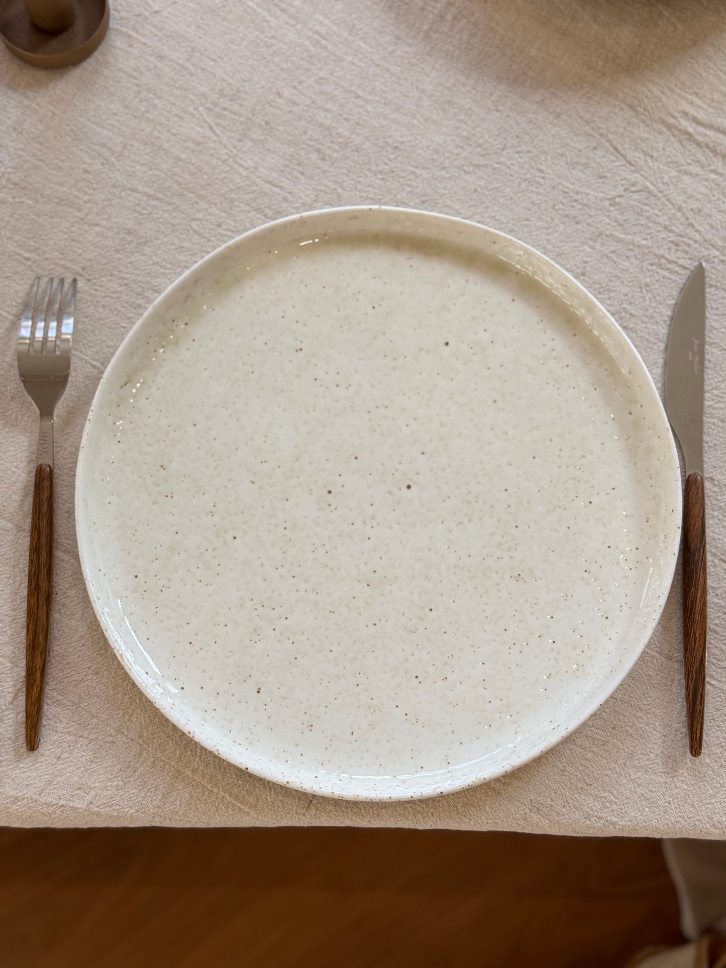 Assiette à dîner porcelaine, BEACH vendue par 2