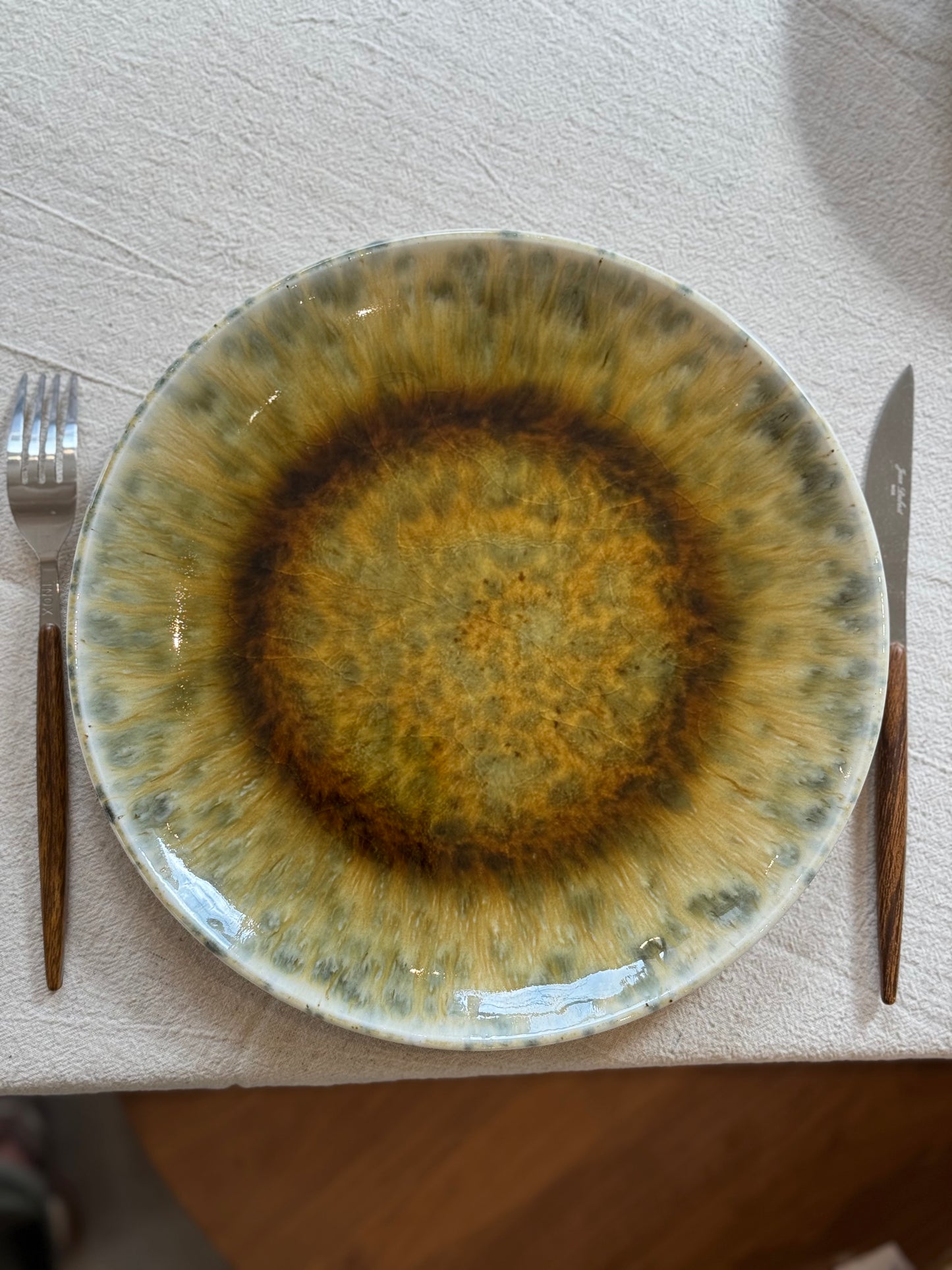Assiette à dîner porcelaine, RESTO vendue par 2