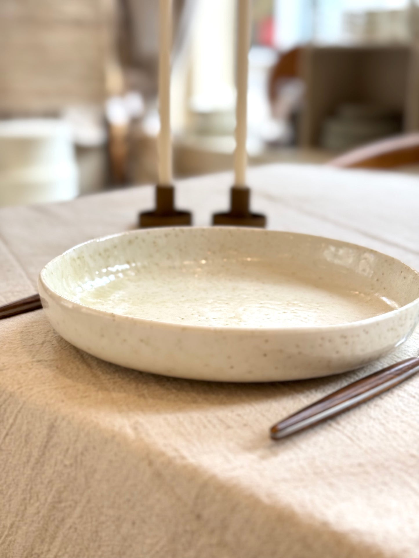 Assiette creuse porcelaine, BEACH vendue par 2