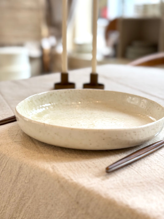 Assiette creuse porcelaine, BEACH vendue par 2