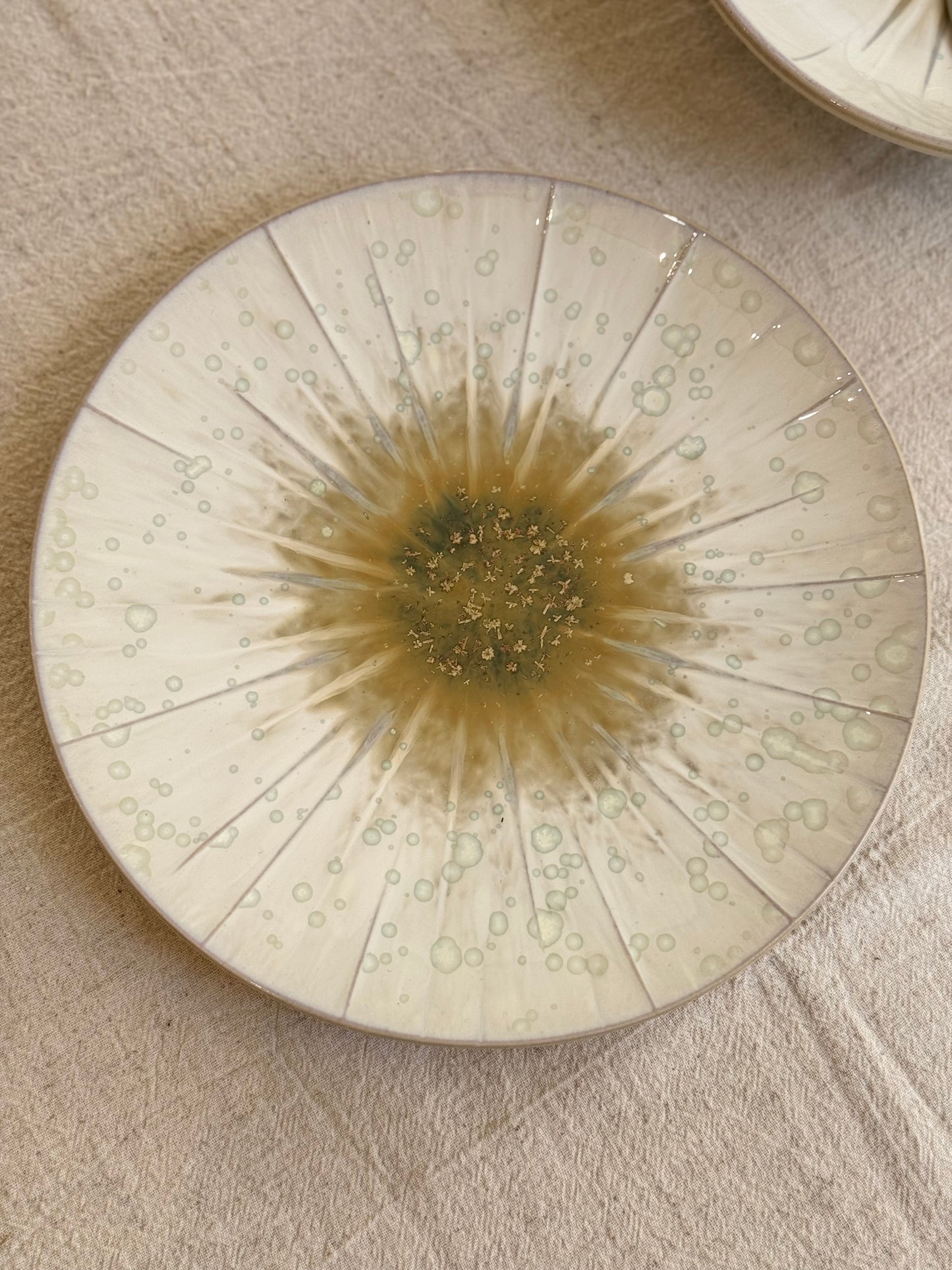 Assiette à dessert en grès, ÉCLIA vendue par 2