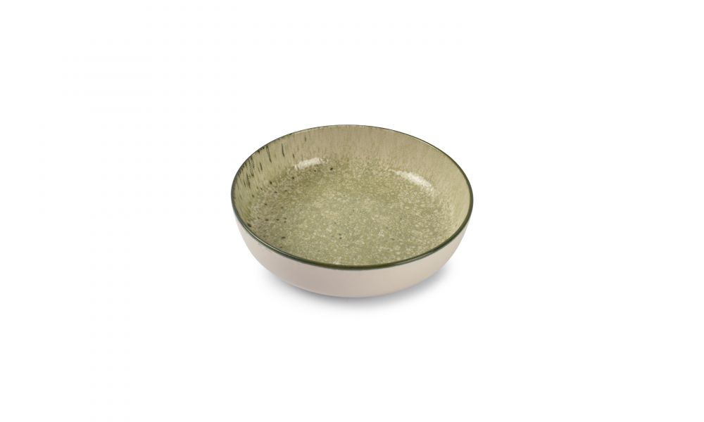 Assiette creuse grès, GRAVEL vendues par 2