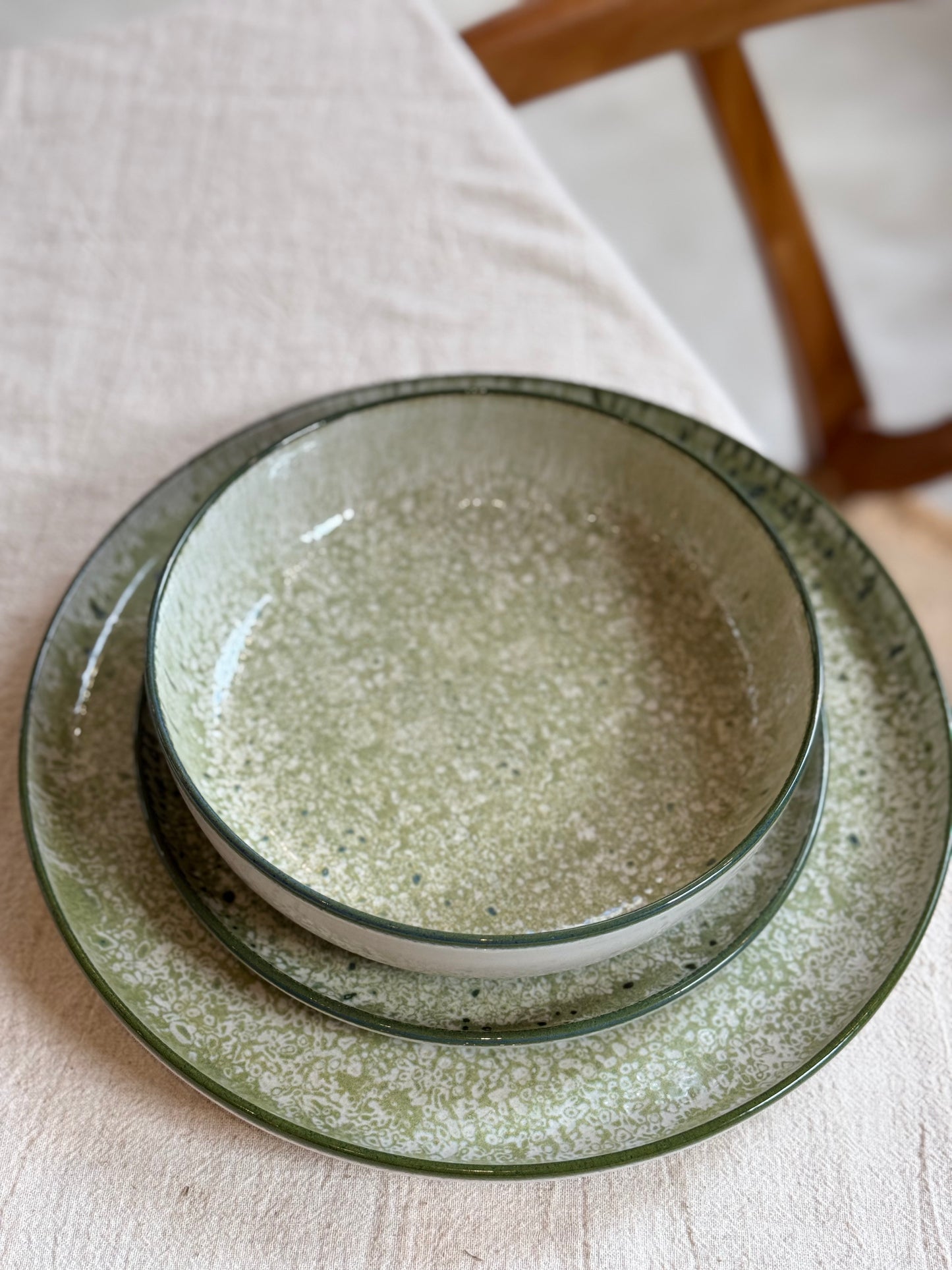 Assiette à dessert, GRAVEL vendue par 6