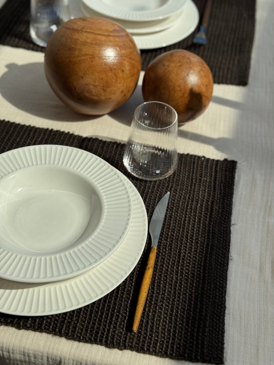 Balle décorative en bois
