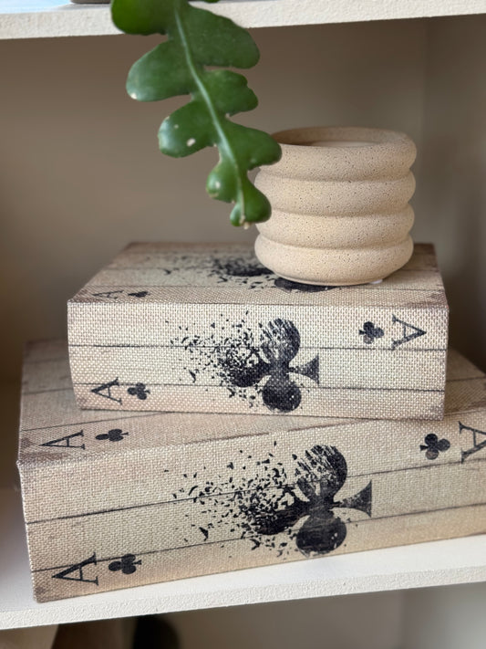 Boîte de rangement livre BROOKE grand modèle