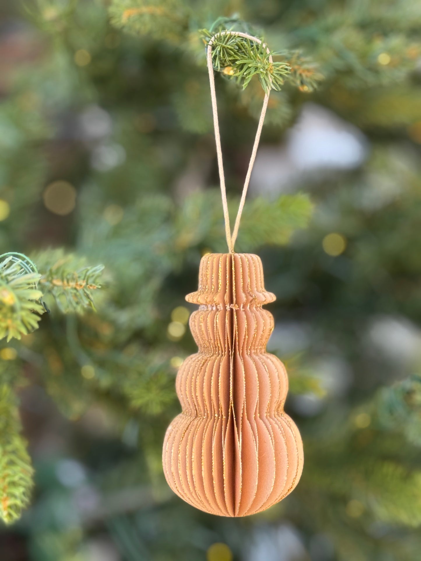 Bonhomme de neige beige