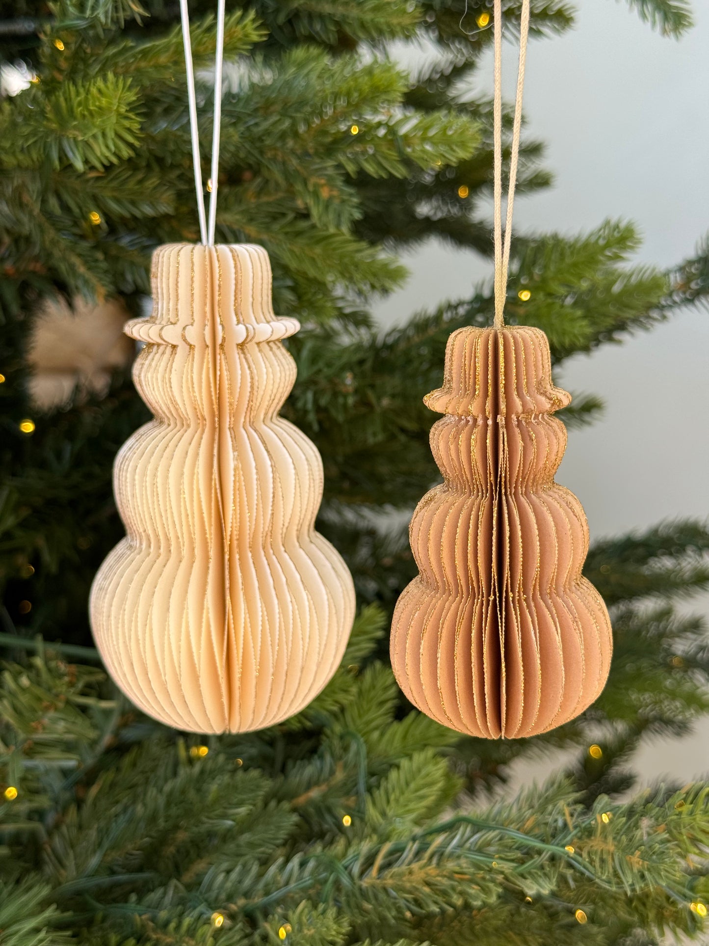 Bonhomme de neige écru