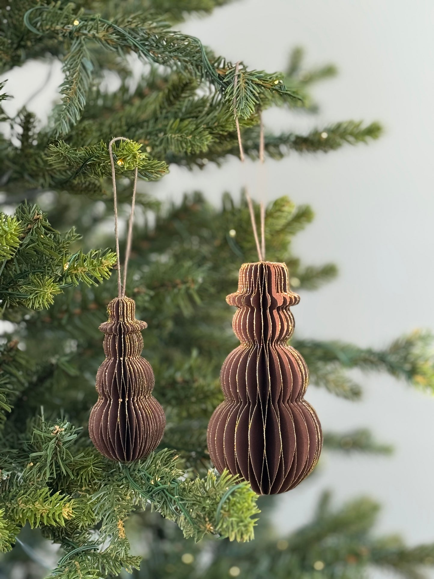 Bonhomme de neige marron