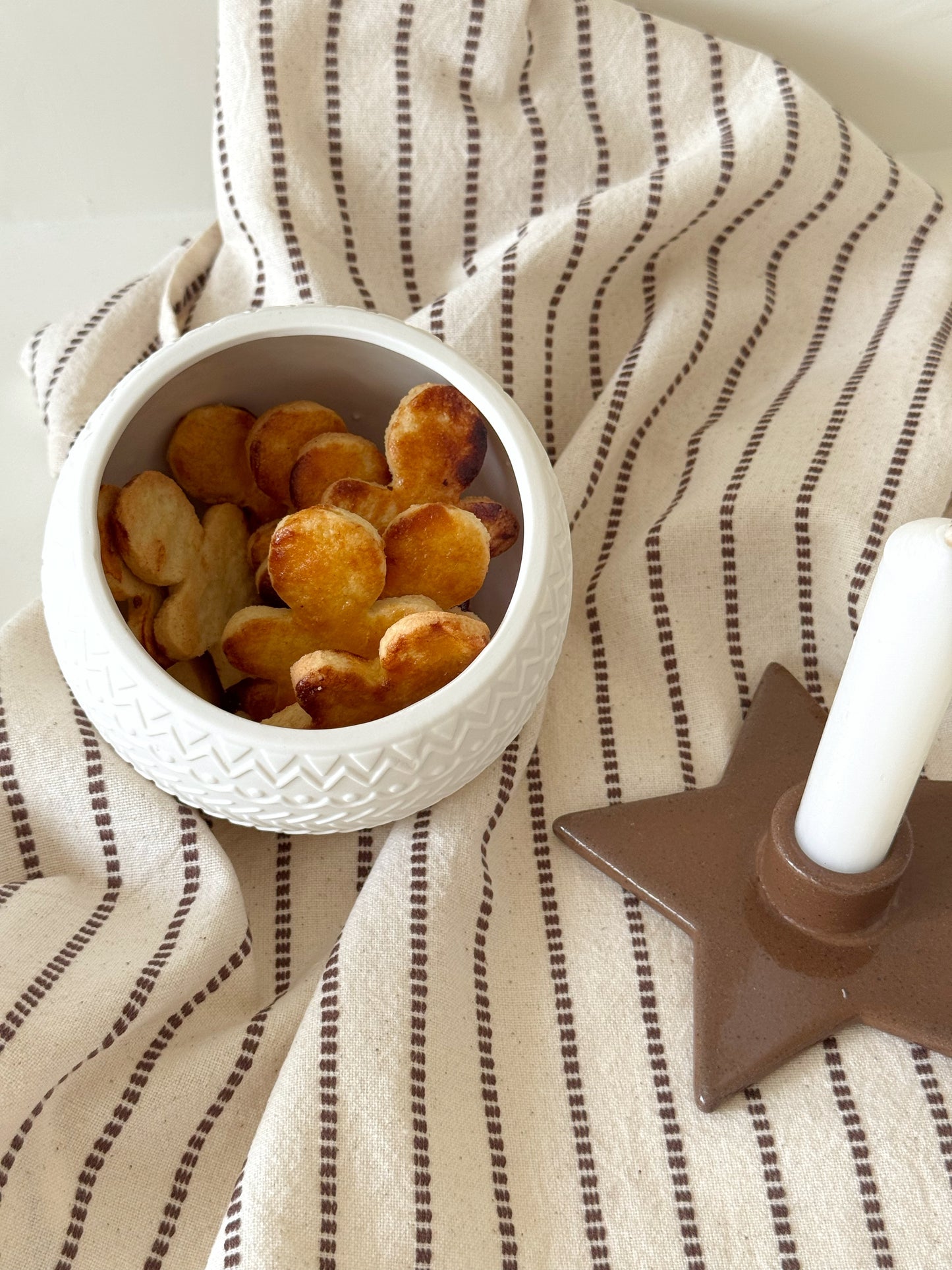 Bougeoir marron - STELLA