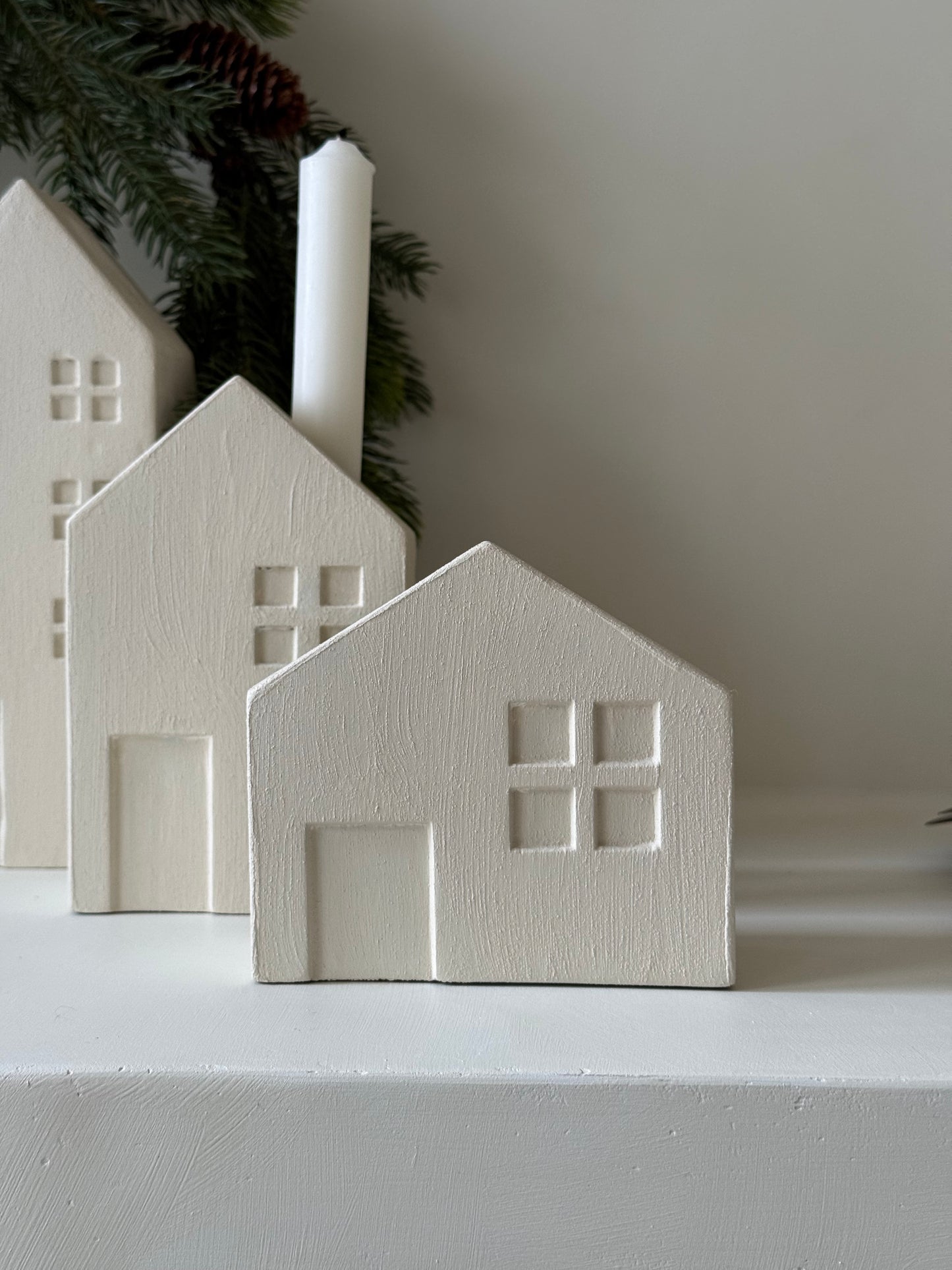 Bougeoir maison - BEIGE