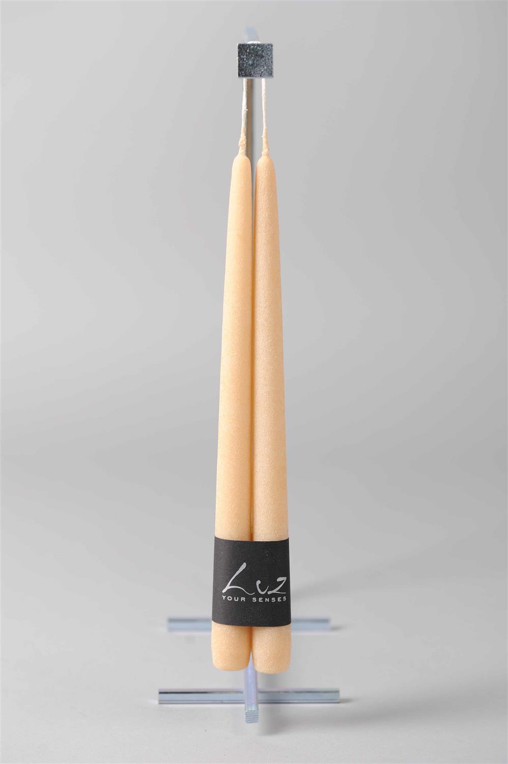 Bougie chandelle - CAPPUCCINO