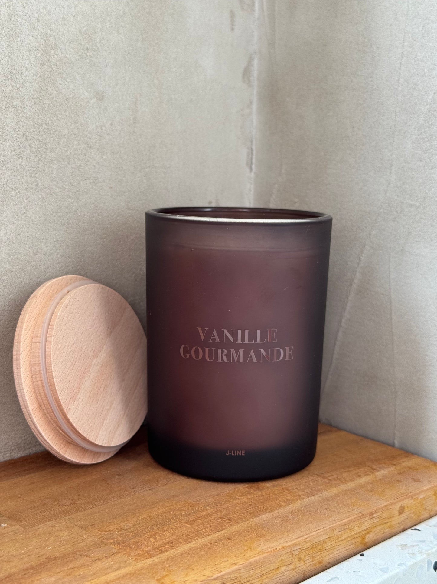 Bougie vanille gourmande