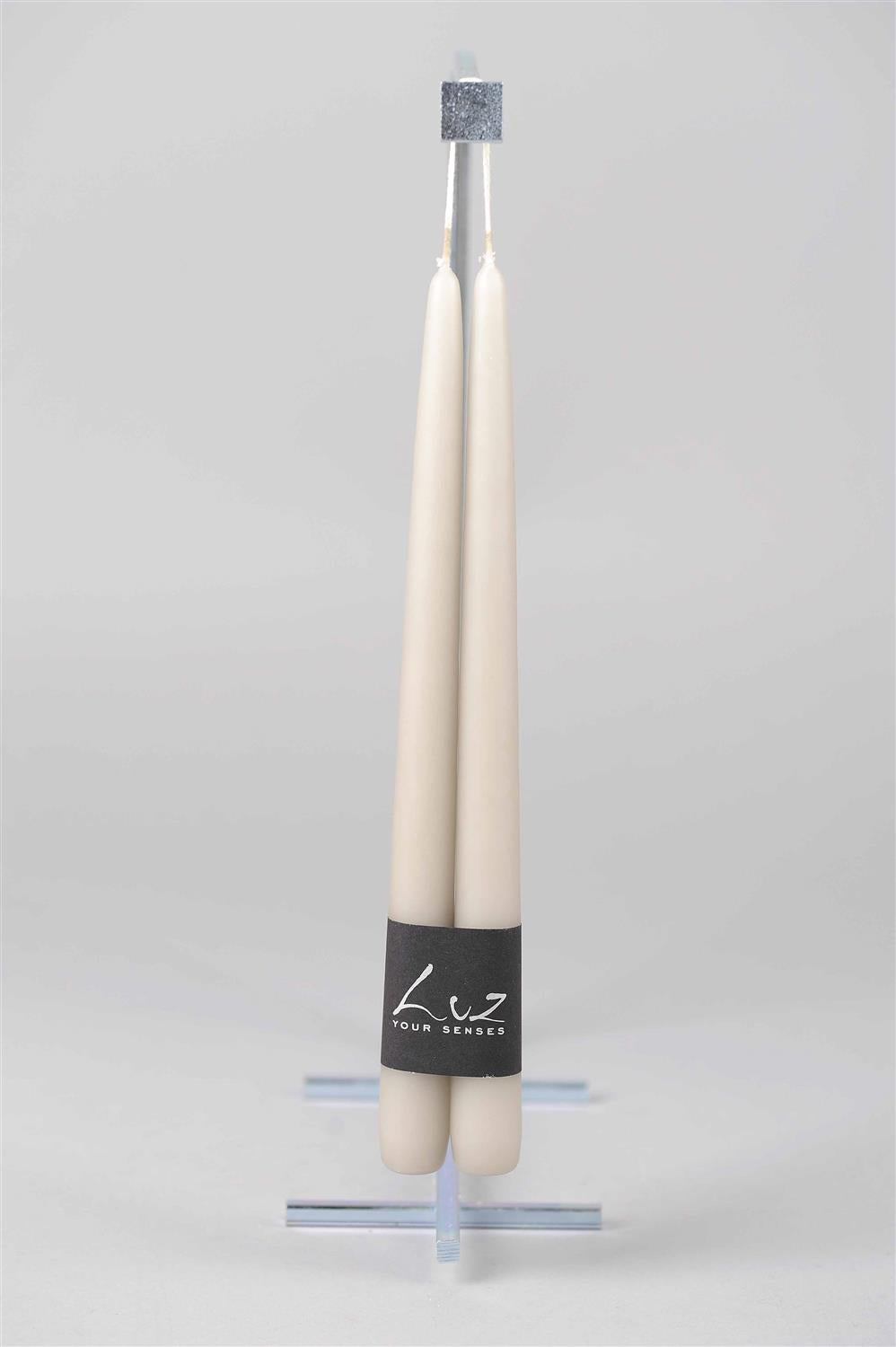 Bougie chandelle - BEIGE