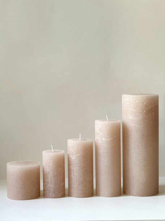 Bougie à poser - BEIGE