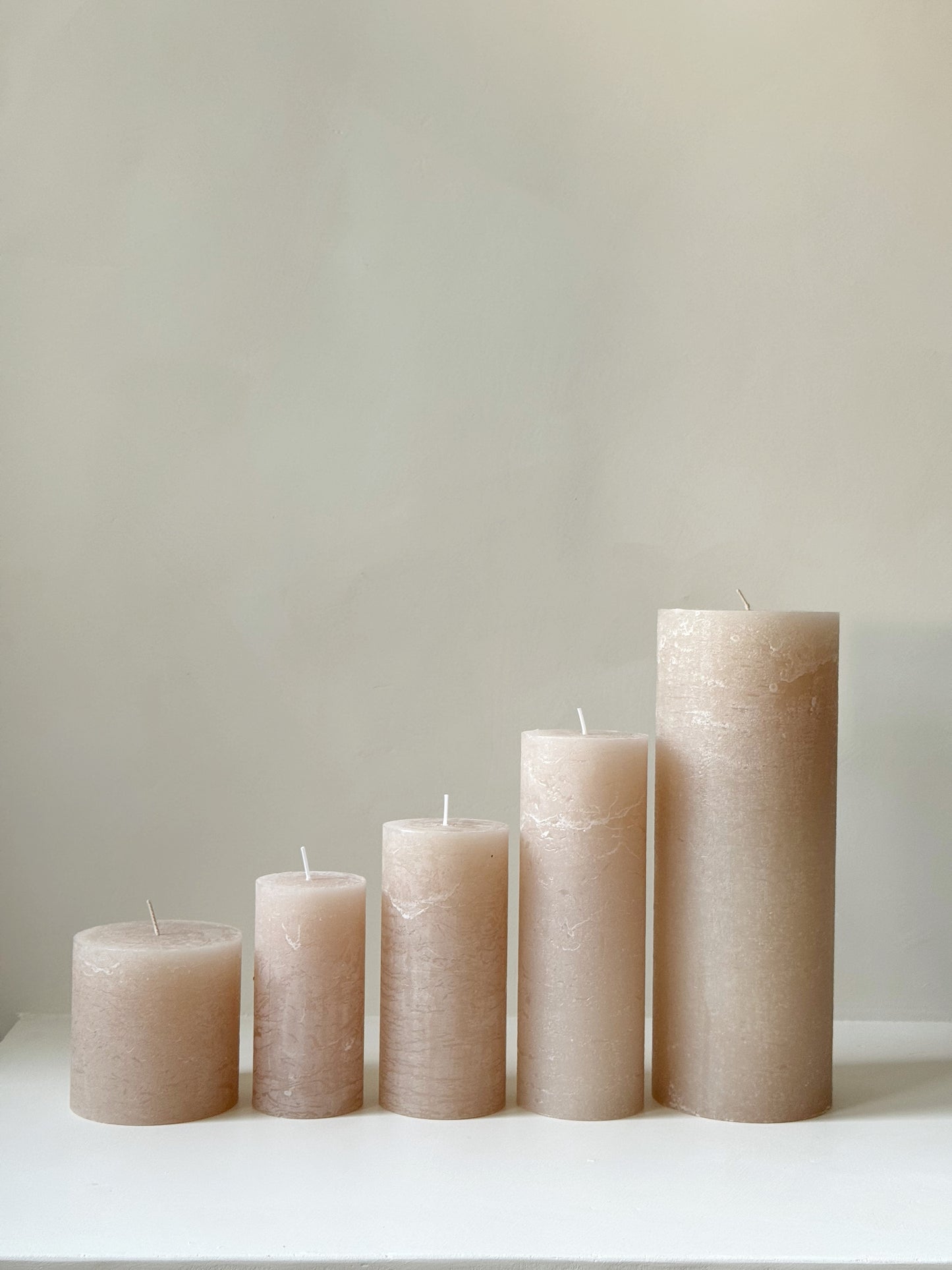 Bougie à poser - BEIGE